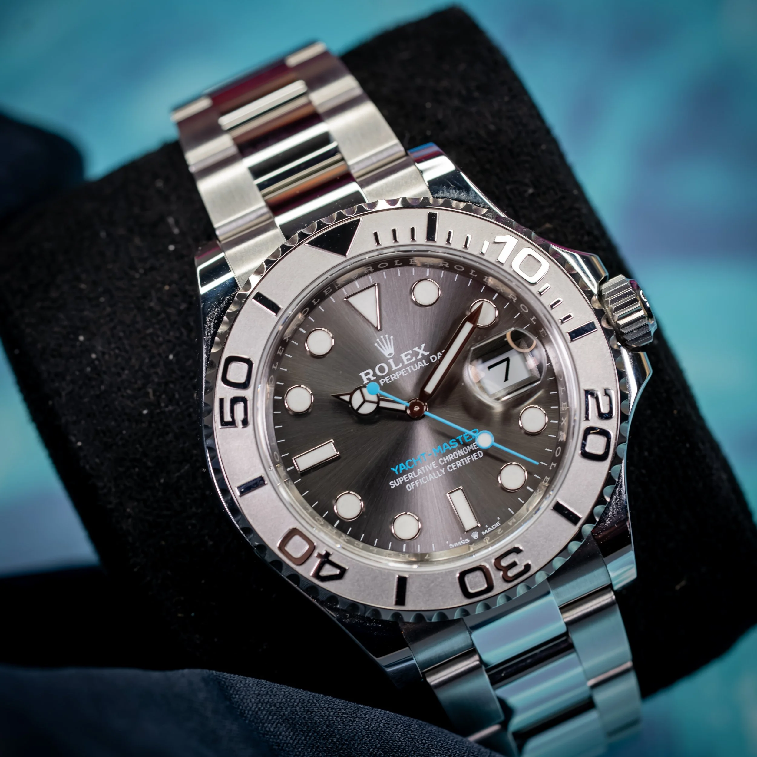 2021 Rolex YachtMaster 126622 Rhodium/Slate Dial Complete Set Unworn