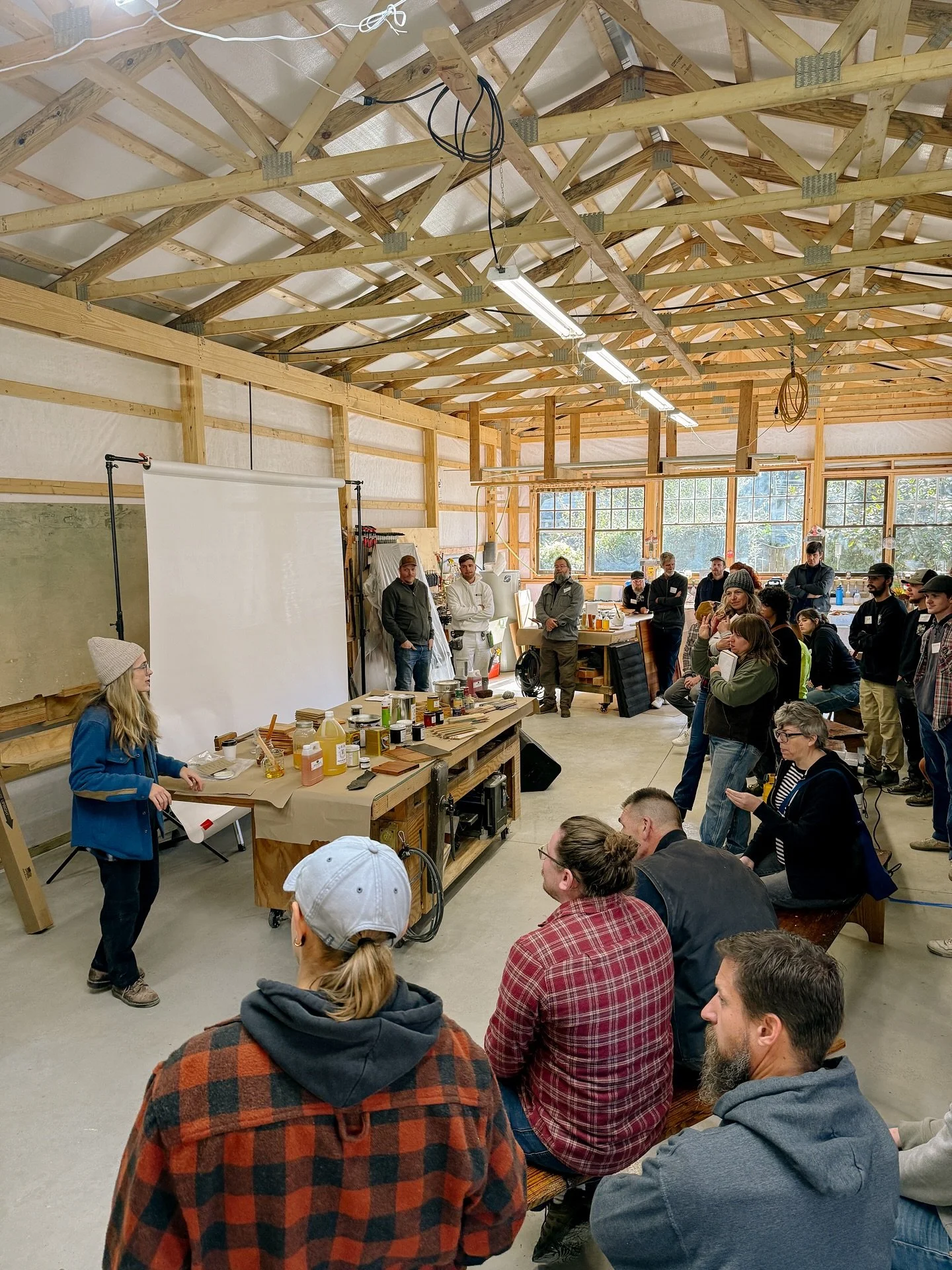 More pictures from our epic event! We had such a great turnout and can&rsquo;t wait to continue to grow and apply our knowledge in traditional and sustainable materials! #aplohmann #material #sustainability #windowpreservation #windowpreservationalli