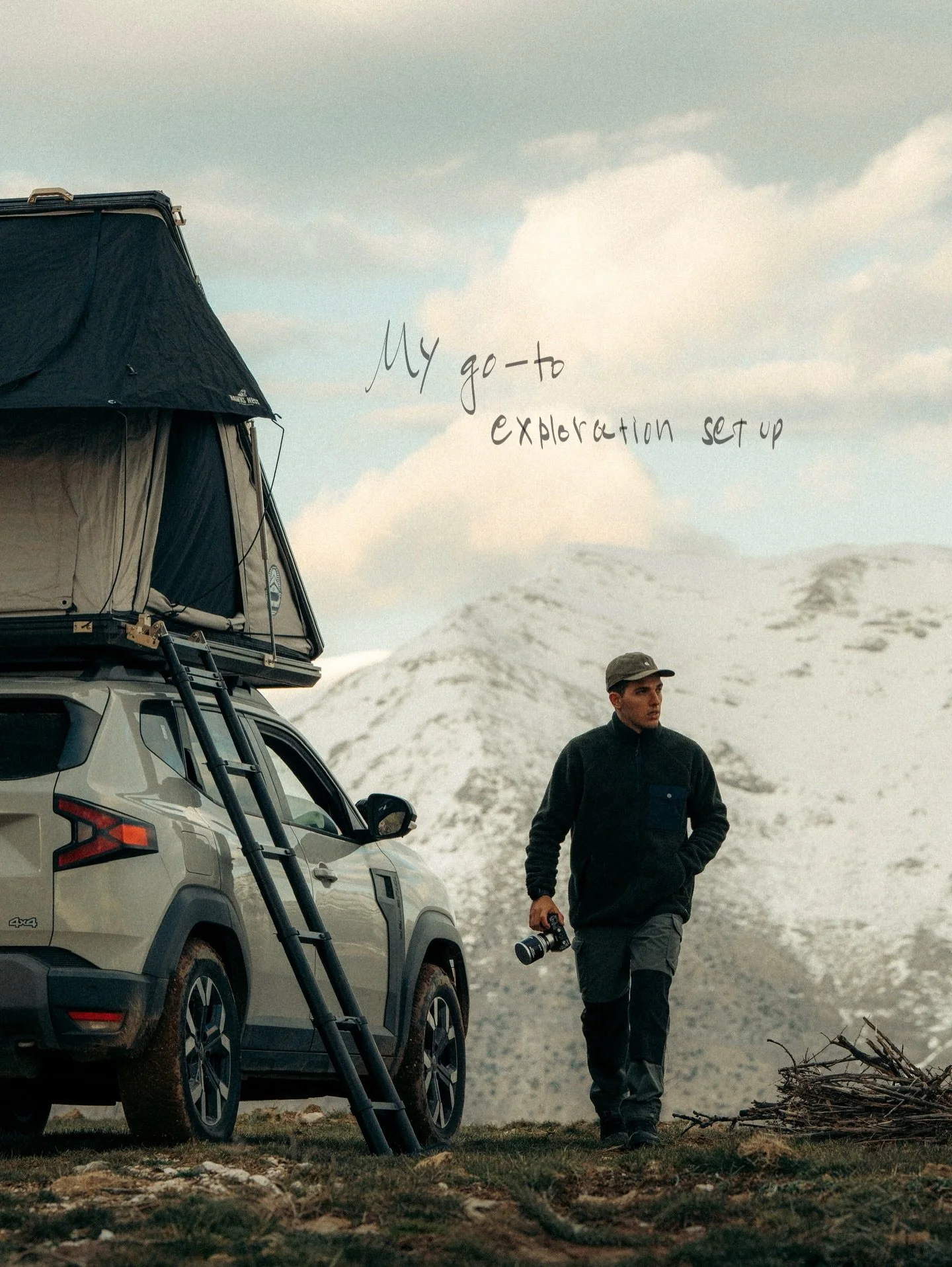 A car that takes me further than the map suggests.
A rooftop tent that turns anywhere into home.
A camera to keep what the moment tries to take away.
Good light, better coffee&hellip; and no rush to be anywhere else.

Be present 🫡🏴&zwj;☠️

#overlan
