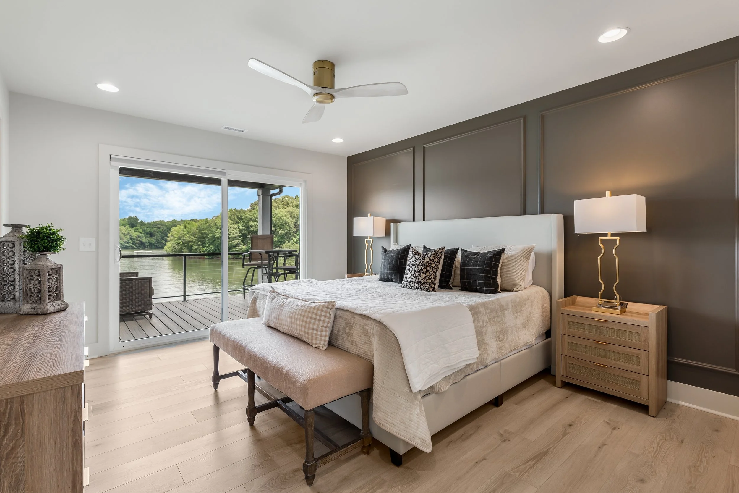Sara Sells furniture in client homes in Franklin TN styled by Click & Design