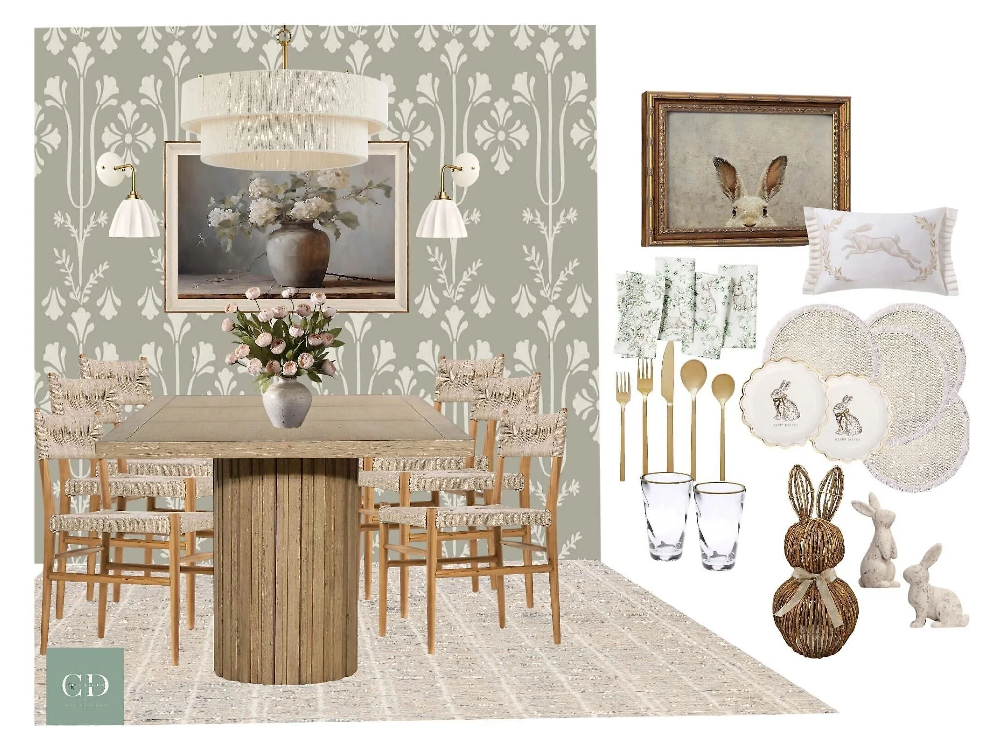 spring dining room refresh