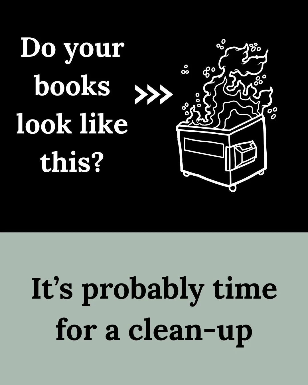 Whether you are between bookkeepers, transitioning to outsourcing it for the first time or just have flat out neglected bookkeeping altogether&hellip;

Performing clean up work is something we do often. Stop being embarrassed and let&rsquo;s get your