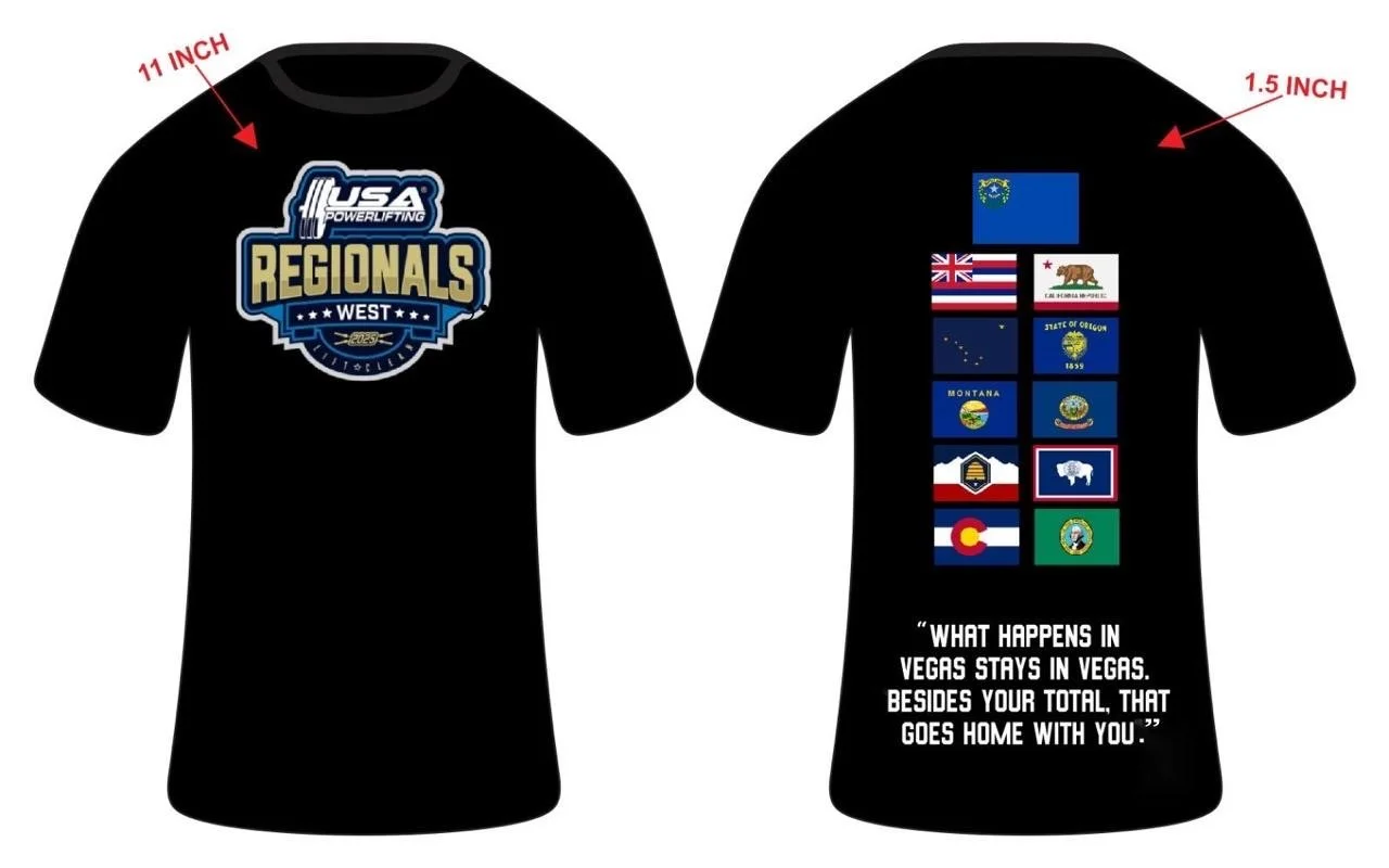 2025 USAPL REGIONAL T-SHIRT