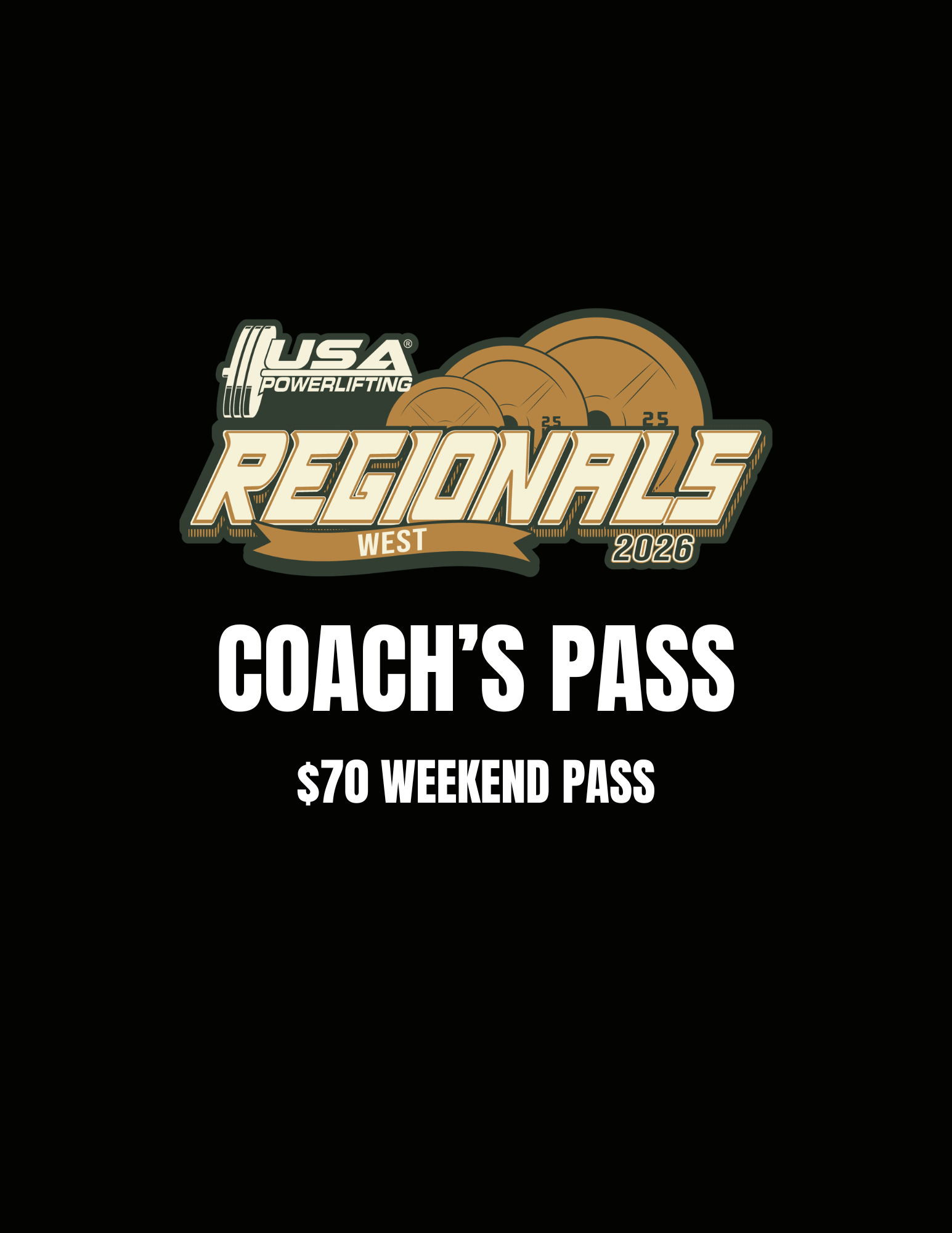 WEEKEND COACH'S PASS