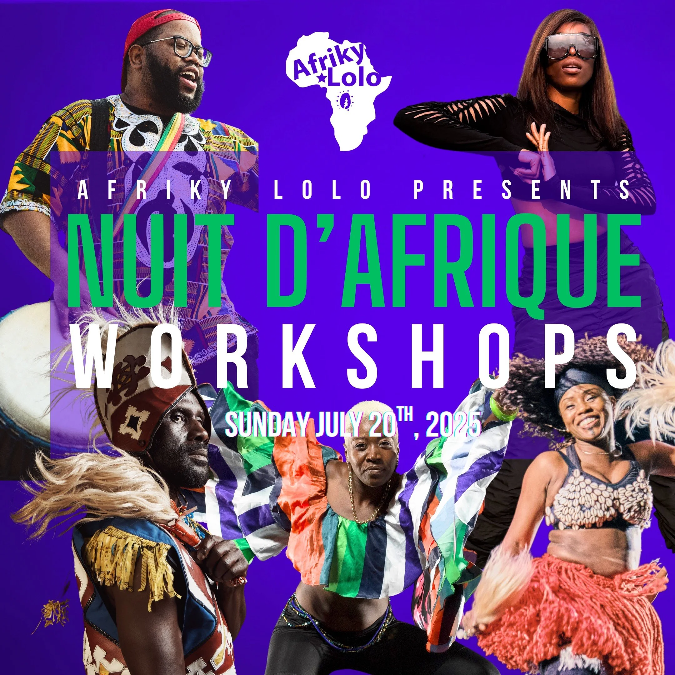 NUIT d’AFRIQUE WORKSHOPS