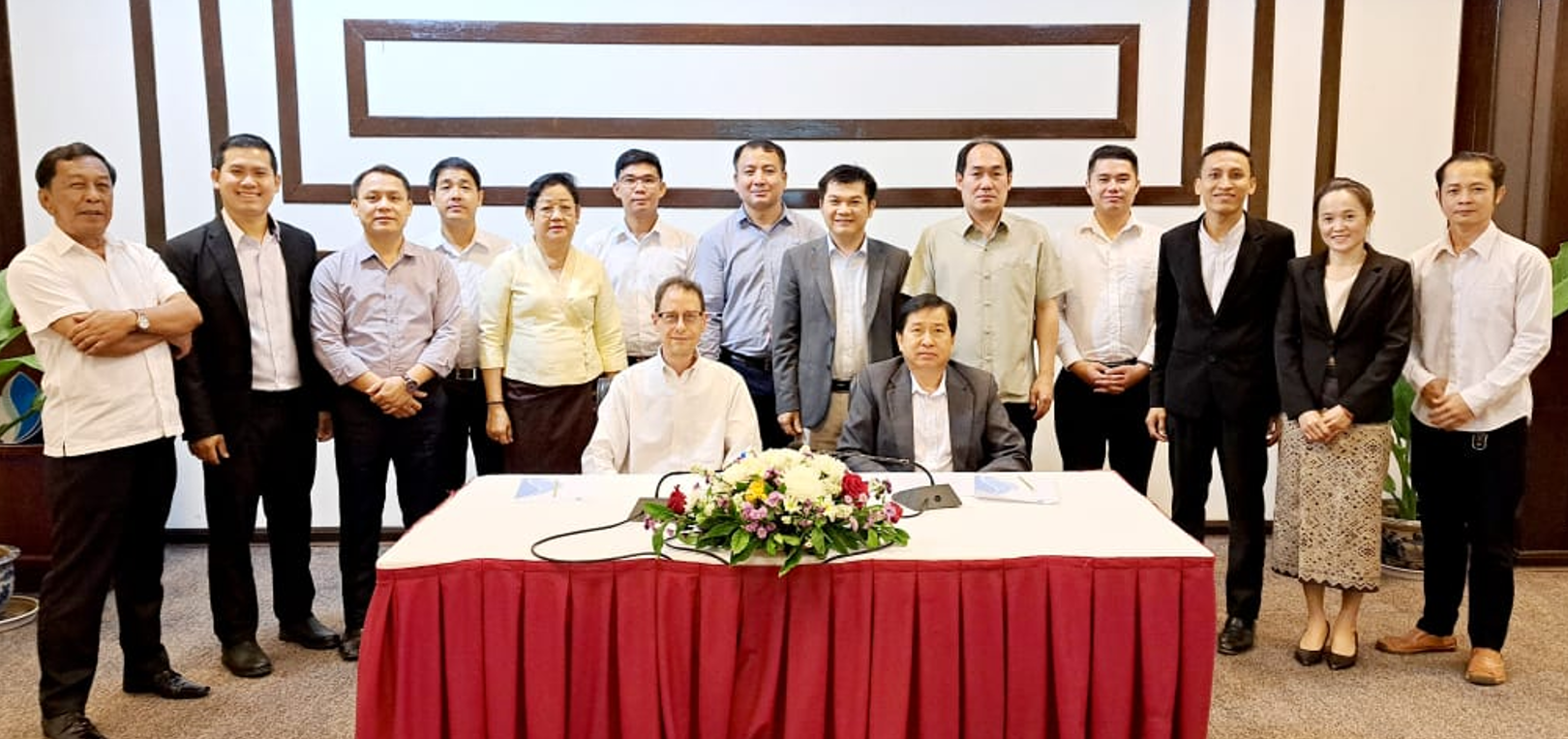 Laos GHG Livestock Tier 2 Inventory Training  with Andreas Wilkes NZAGRC and DLF DDG Dr Kaviphone Phoutthavong, Chair of Technical Working Group (TWG) (19-20 Mar 2024)