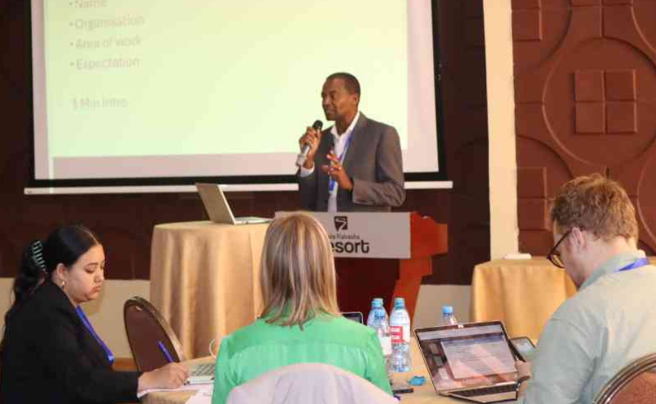 Bernard Klmoro, head of climate change and livestock sustainability, state department of livestock development talks about impact of NZCSA for Kenya and FAO workshop (Jul 2024)