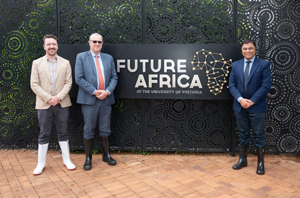 New Zealand High Commissioner, H.E. Phillip Hewit visits the University of Pretoria and greeted by Vice-Chancellor Prof Petersen. (Feb 2025)