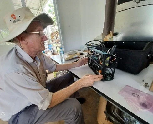 Final adjustments to the new NUoL Faculty of Agriculture cattle facility (May 2025)