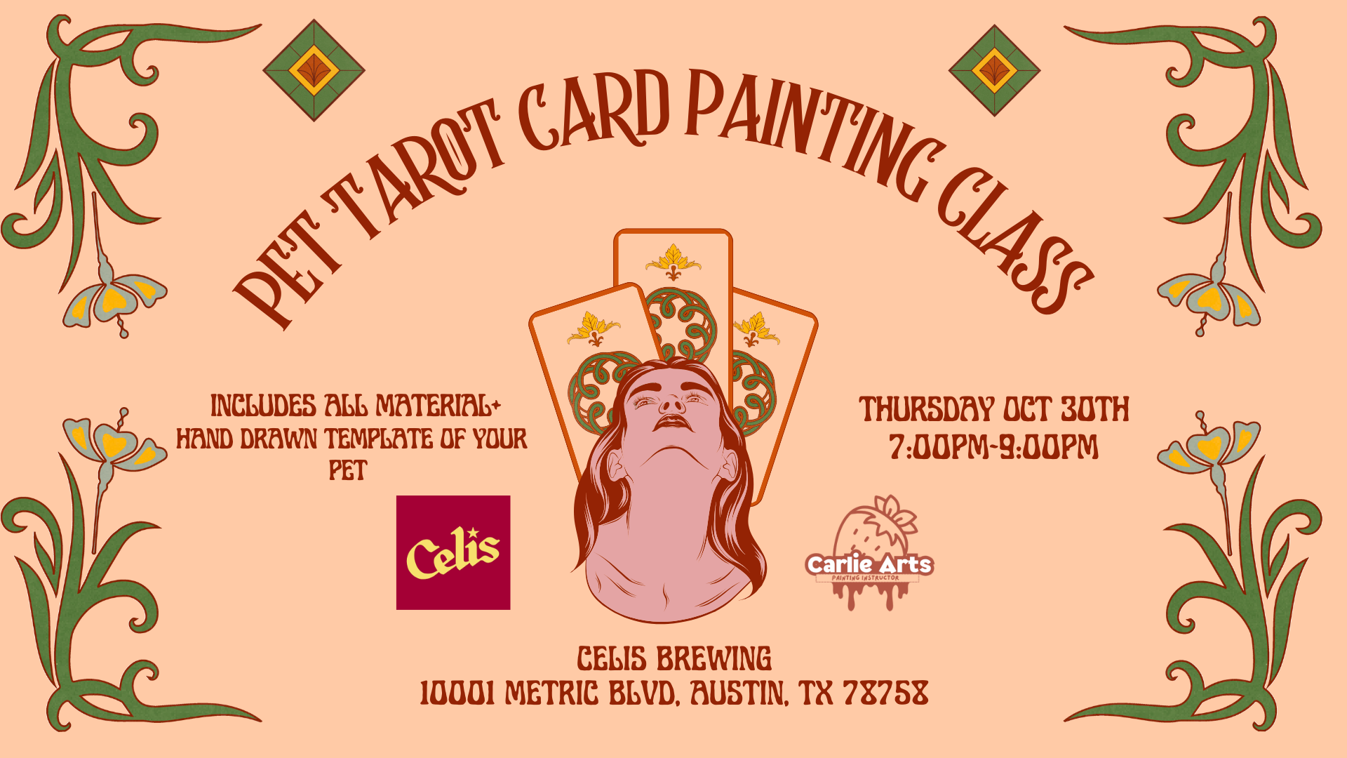 Pet Tarot Card : Watercolor Painting Class