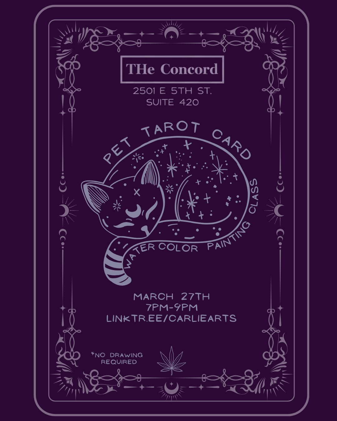 Pet Tarot Card: Watercolor Painting Class