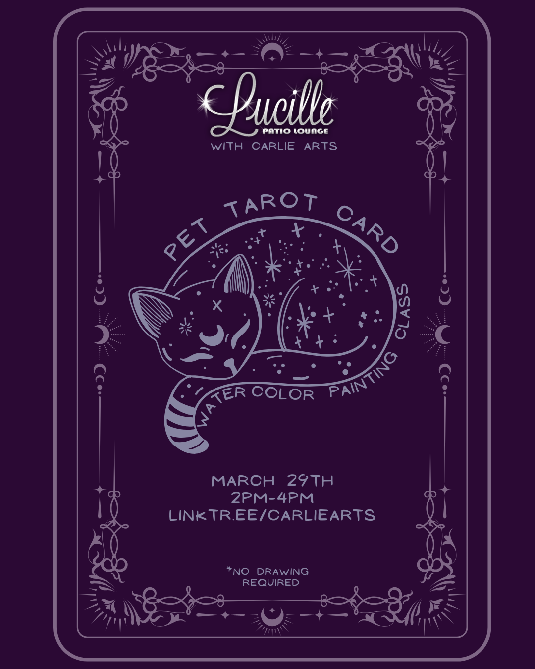 Pet Tarot Card: Watercolor Painting Class