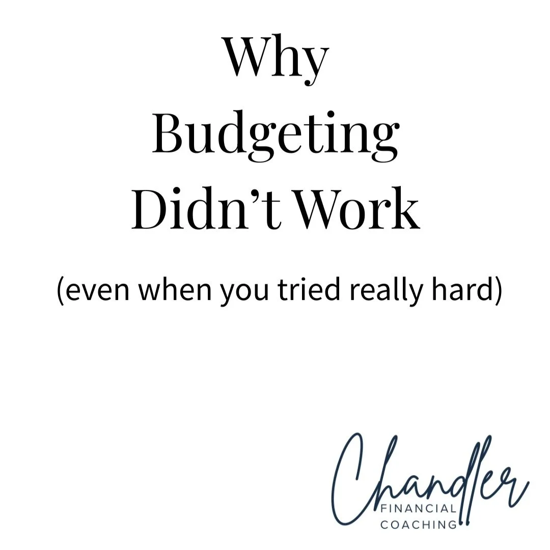 New on my blog!

Why Budgeting Didn&rsquo;t Work (Even When You Tried Really Hard)

Have you ever done a google search for &ldquo;budgeting template?&rdquo; There are countless of them out there! Or maybe you just set up your own spreadsheet or tried