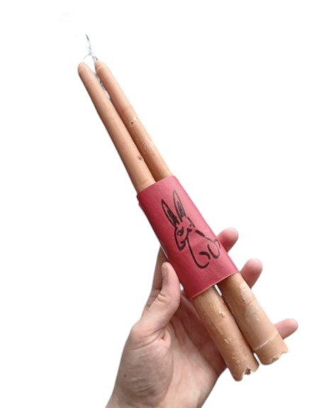 Beeswax Taper Candles