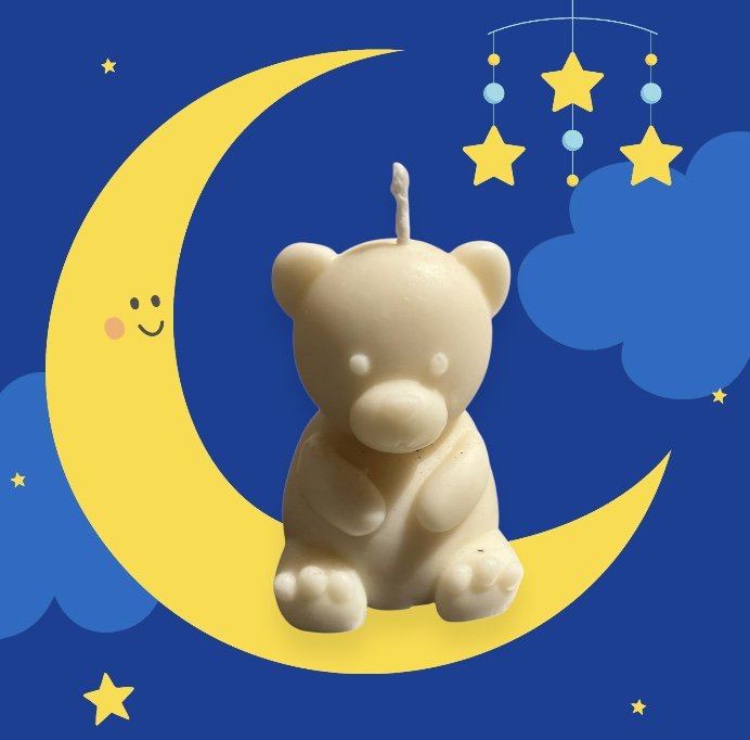 Teddy Bear Candle