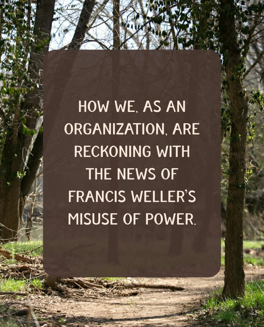 Francis Weller is a grief ritualist, former therapist, mentor and author who many, including ourselves, have taken inspiration from although we have not known him personally.

We are grateful for the courageous writing on the topic of his abuses of p