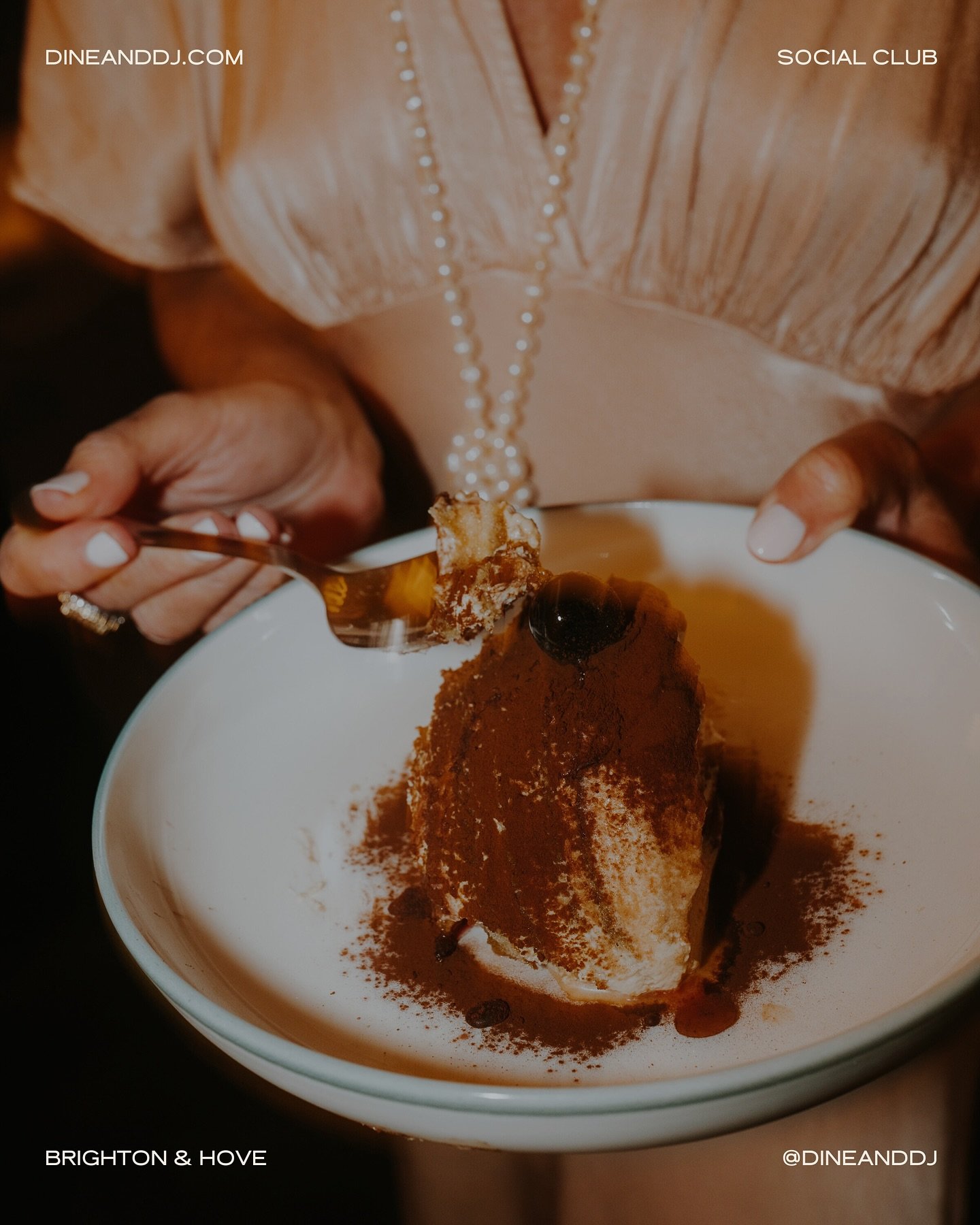 The most incredible cherry and amaretto tiramisu from our last evening event! ✨🪩

Based in Brighton we&rsquo;re built exactly with you in mind, and we&rsquo;re determined to help you unlock your social life this year &mdash; all whilst having some p