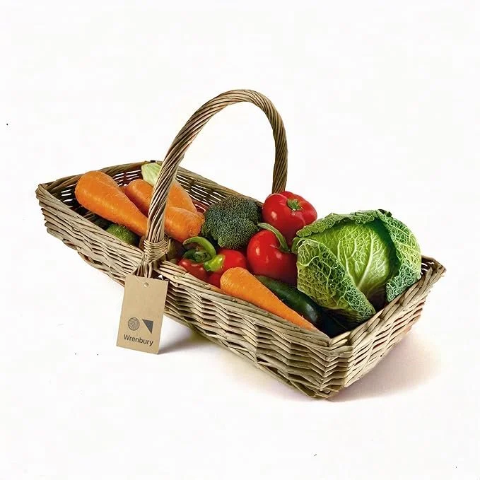 Willow Wicker Basket Foraging Trug