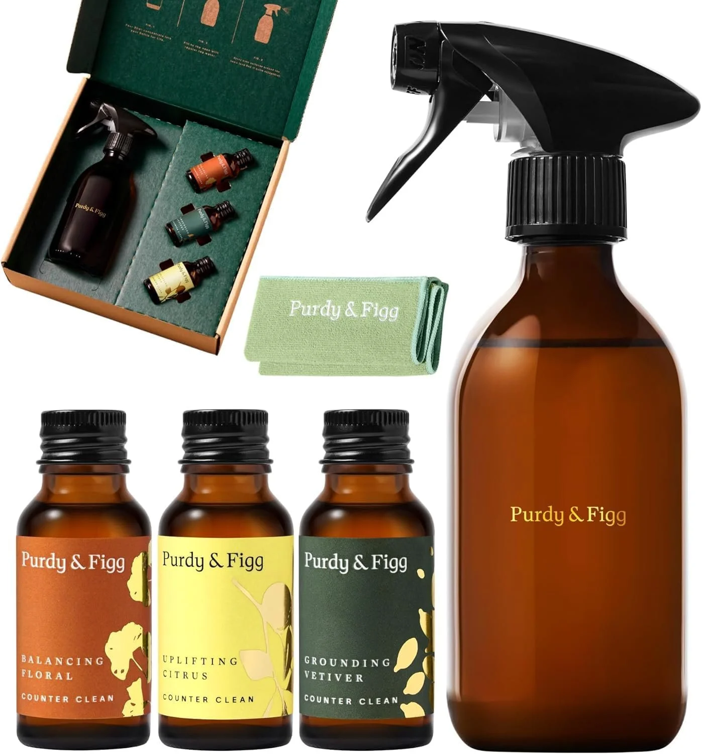 Purdy &amp; Figg - Counter Clean Mixed Starter Kit