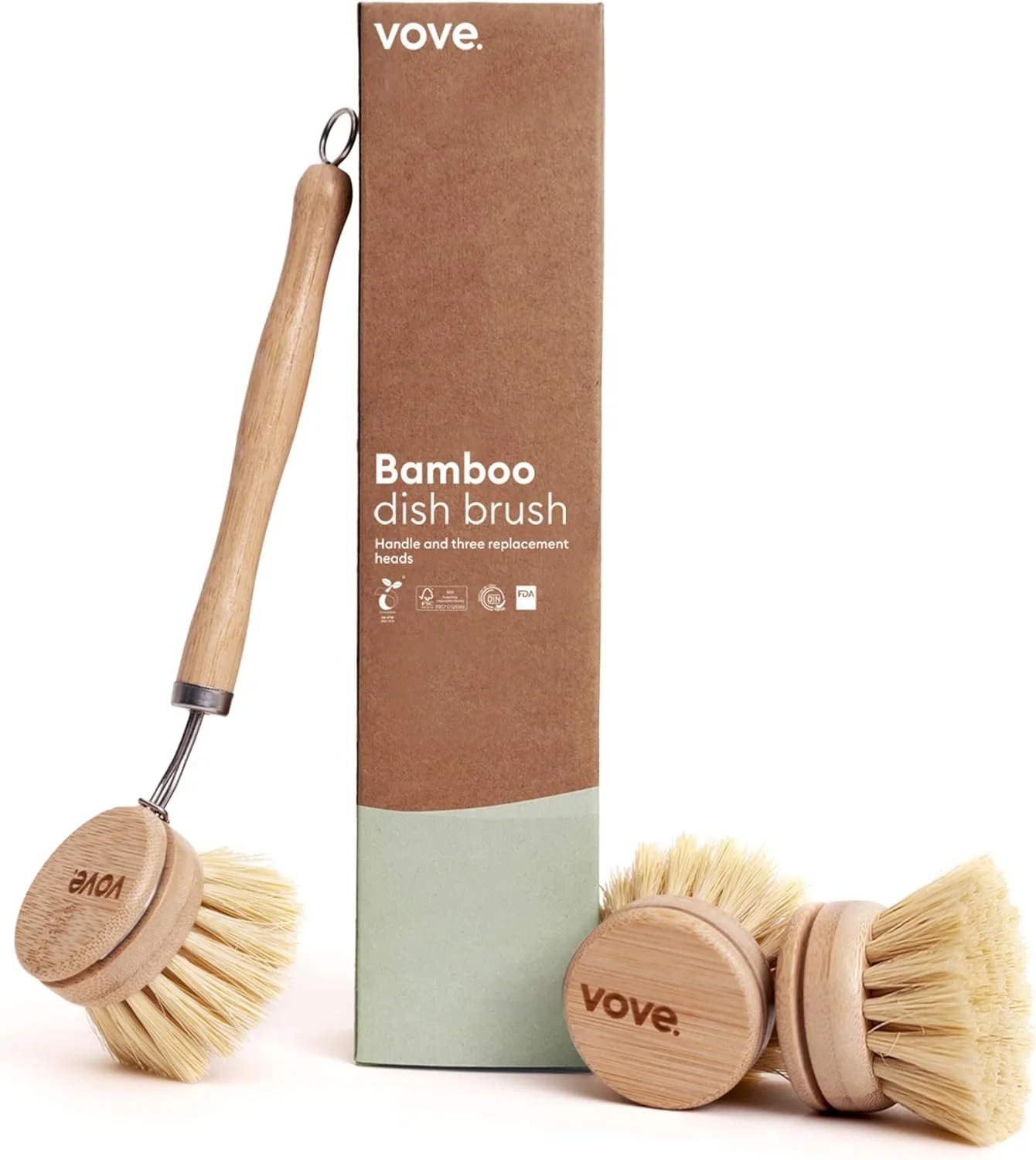 Vove Bamboo Washing Up Brush