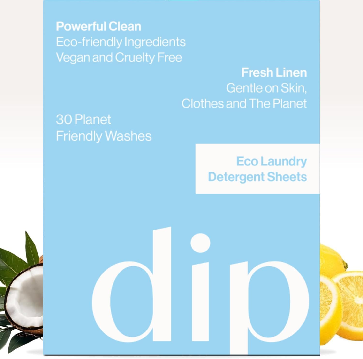 Dip Eco-Friendly Laundry Sheets Detergent