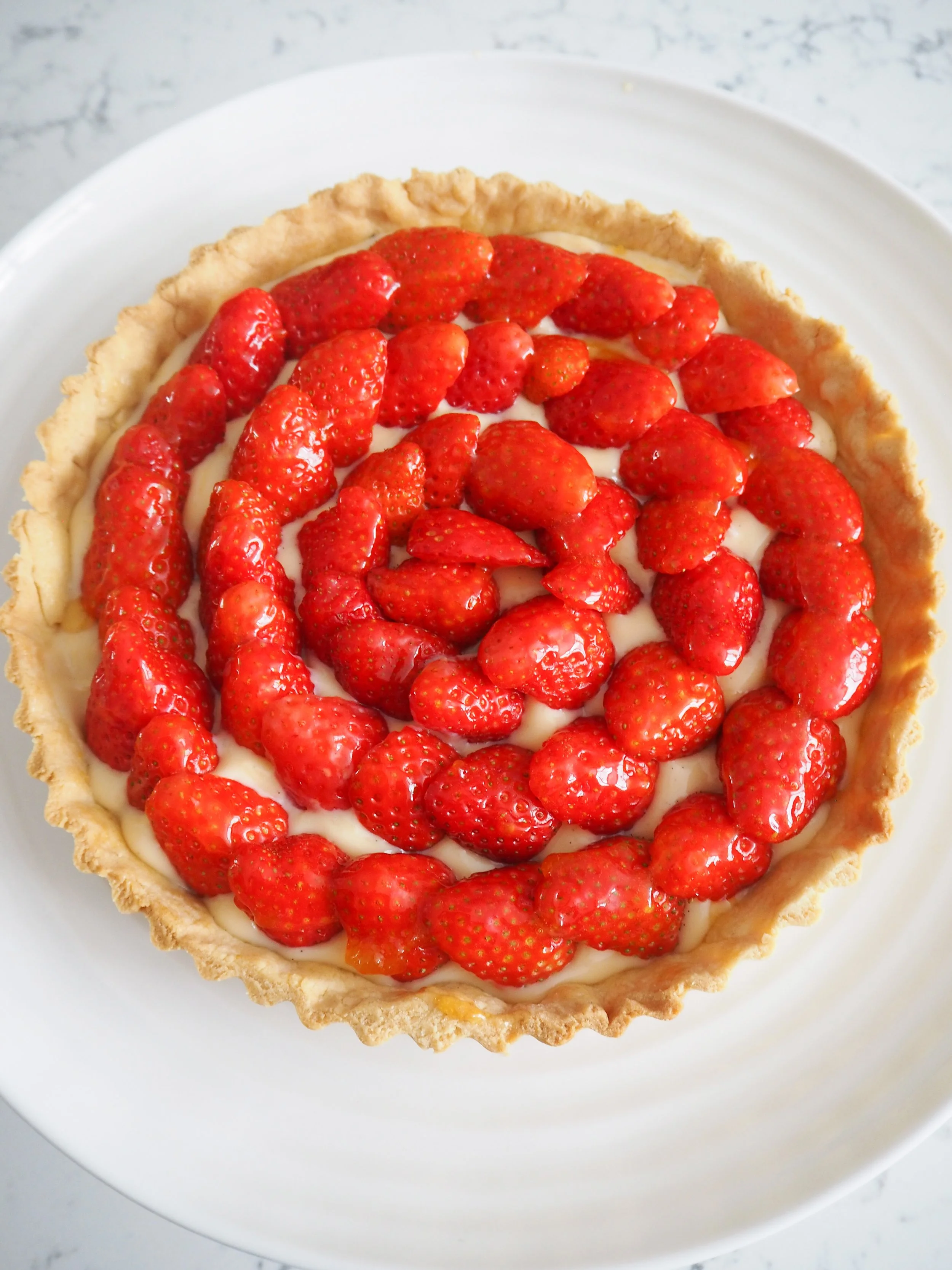  Strawberry Shortcrust Tart