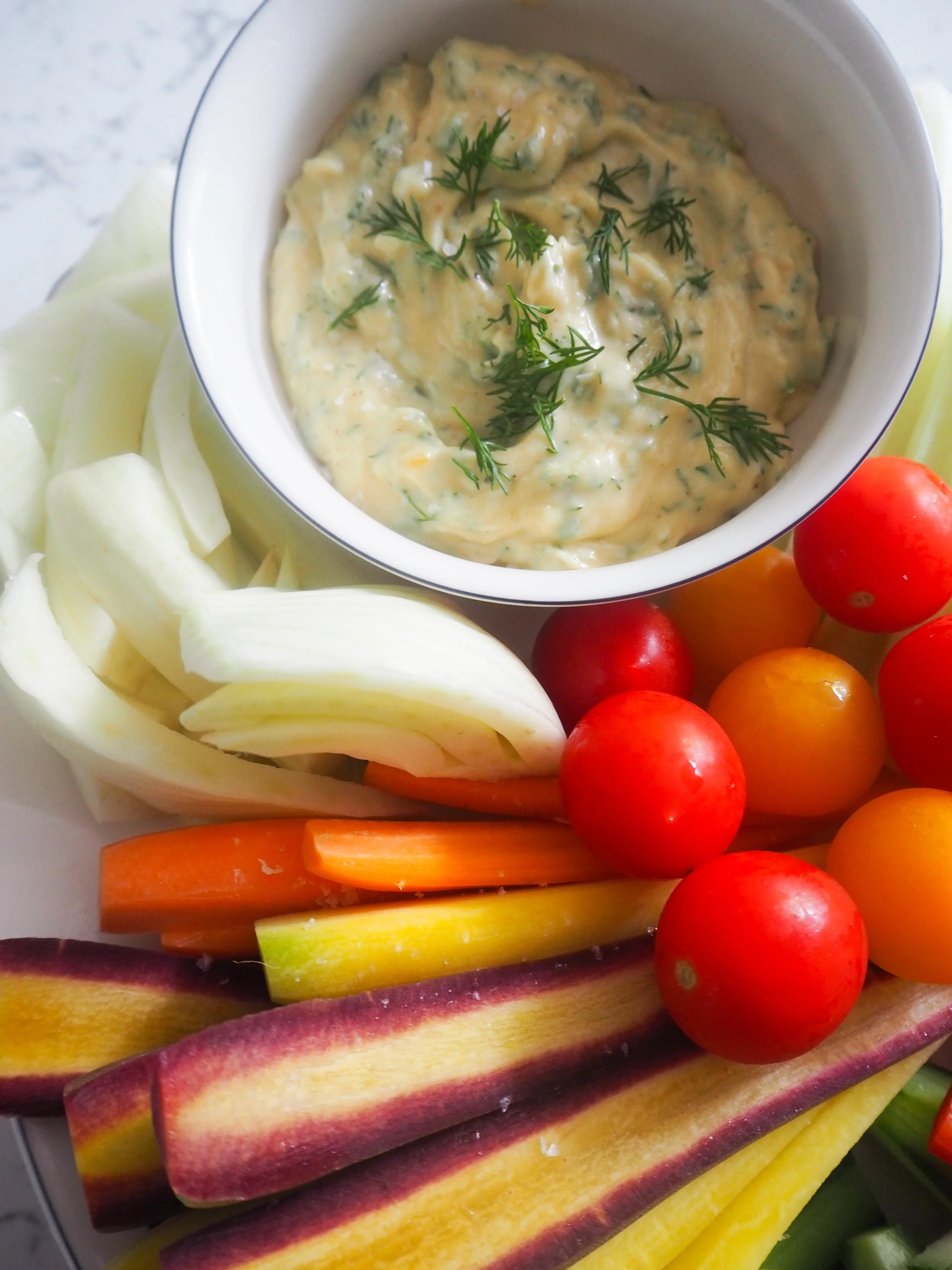 Mayonnaise and Crudités