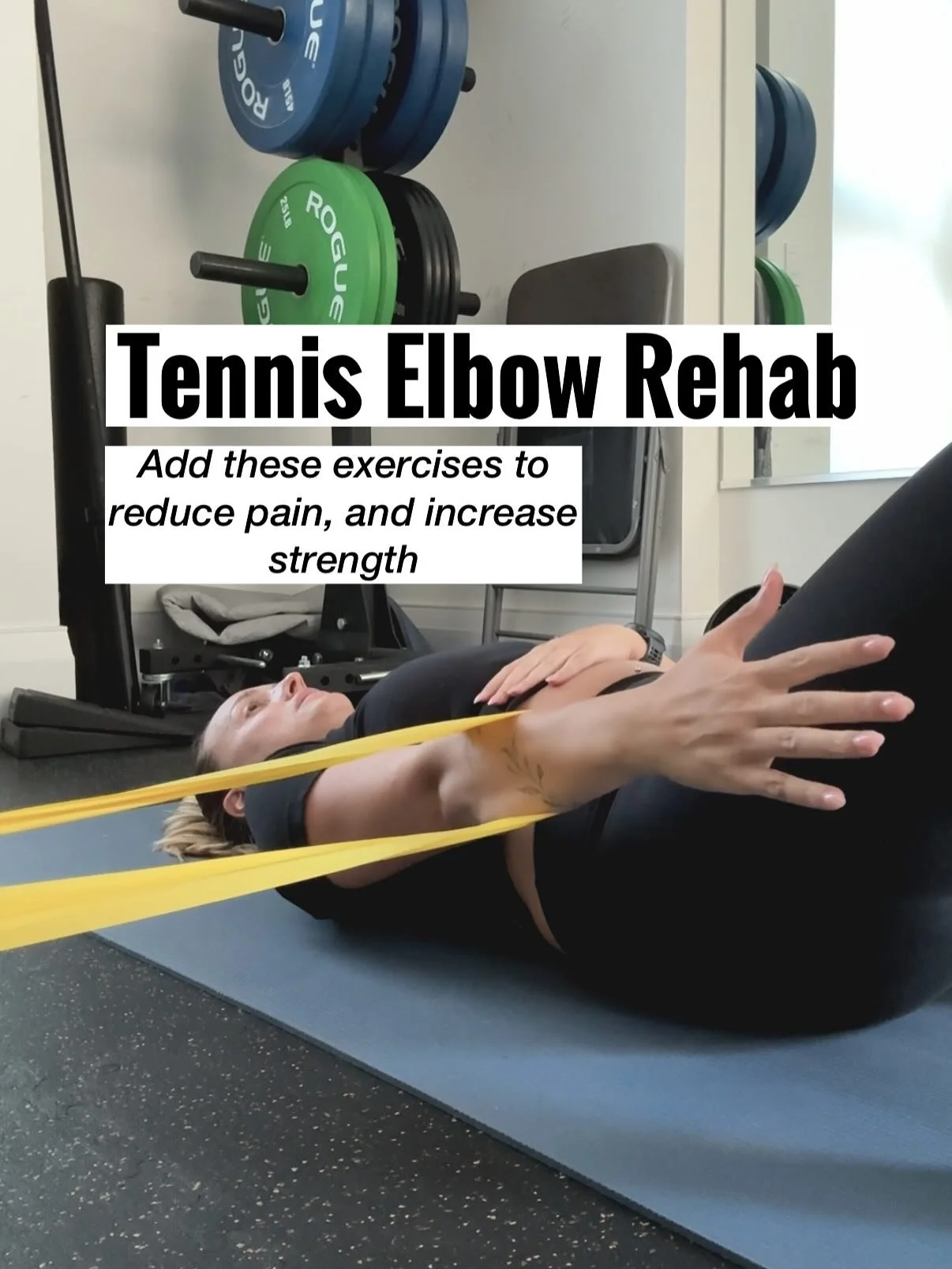 Tennis Elbow Pain? Try these to help👆🏽

Tennis Elbow aka lateral epicondylitis is pain and inflammation in the outside of your elbow.

A lot of the time it presents with excessive wrist/elbow extension use. To help, focus on exercises to create spa