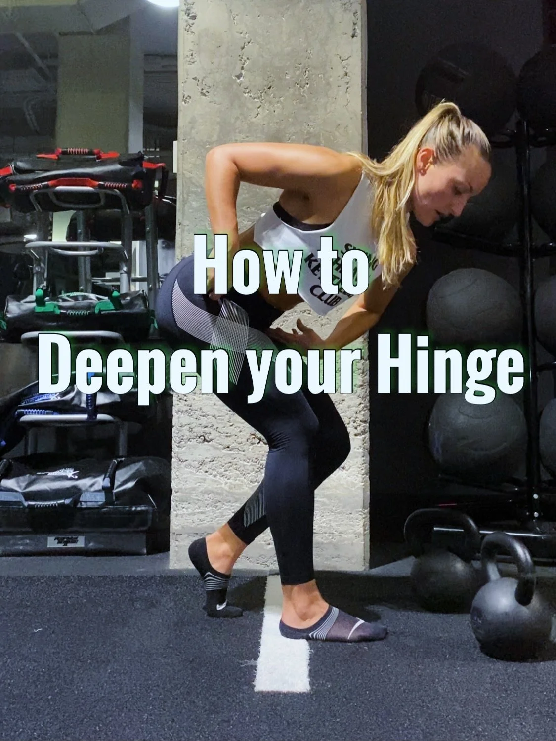 Why rotate towards the working leg?

Because my goal is to work on a deeper hinge which requires creating more space in my posterior hip capsule &amp; lengthening muscles in my hips &amp; pelvis. 

This is a great exercise if you
✅ feel tight in your