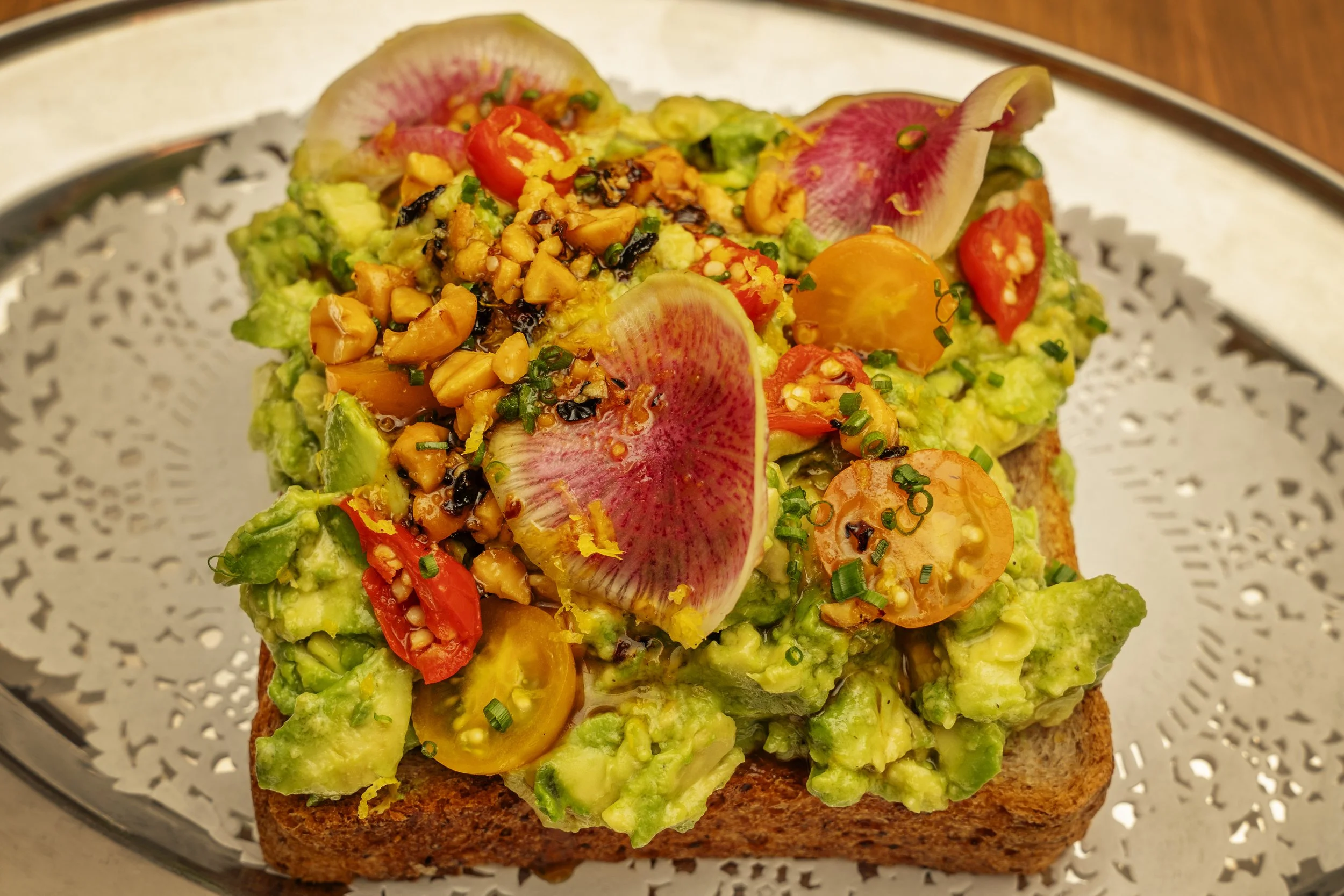 avocado toast from Hani's Bakery NYC