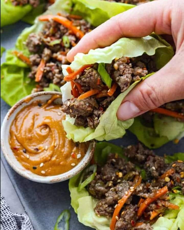 Low Carb Thai Lettuce Wraps