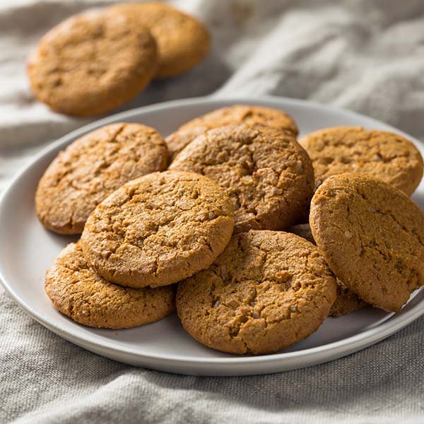 Vegan Ginger Cookies (GF, DF)
