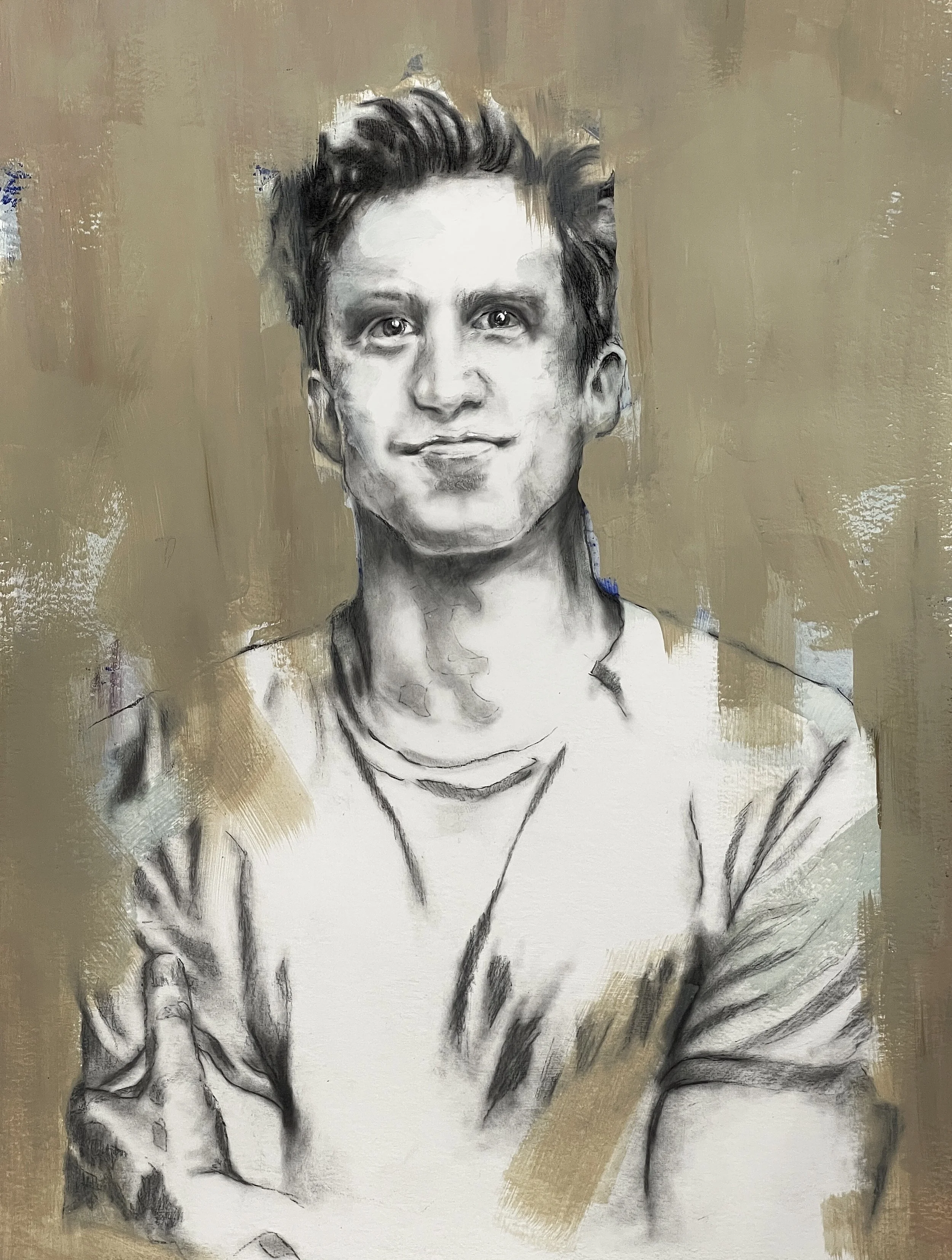 Forever Young: Graphite on paper