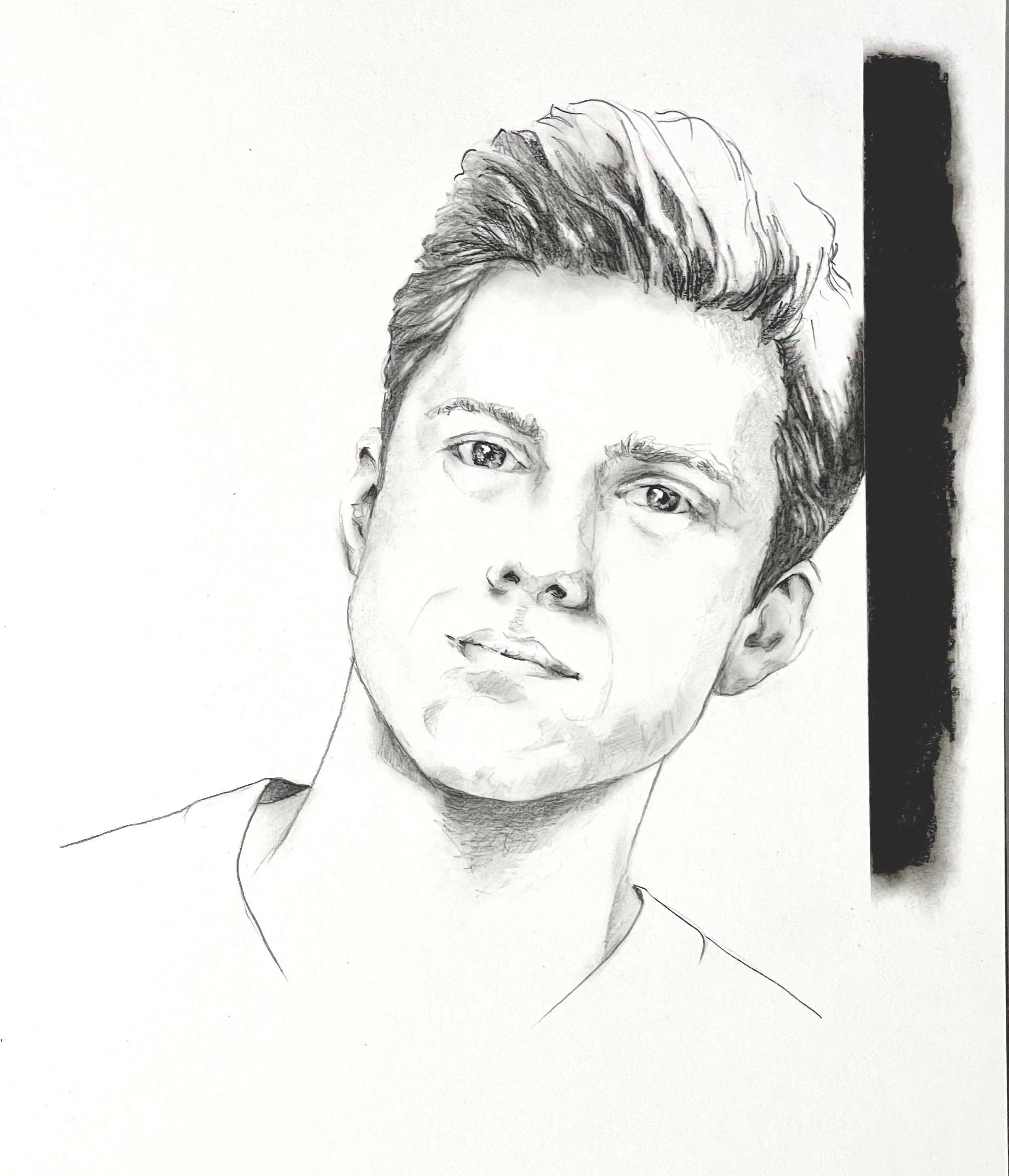 "There's A World" - Graphite/Charcoal on paper - Inspired by Next To Normal Broadway