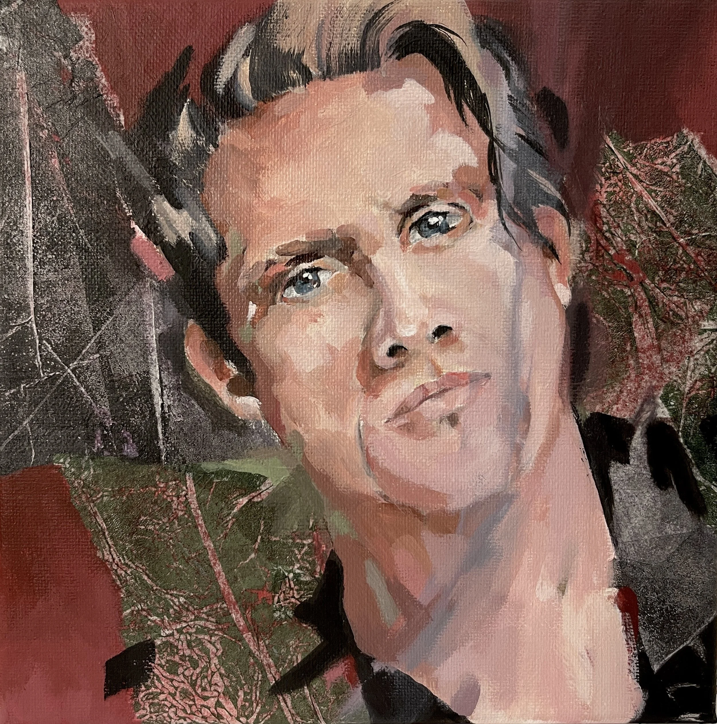 "Aaron" - Mixed Media on canvas - Inspired by Moulin Rouge Broadway