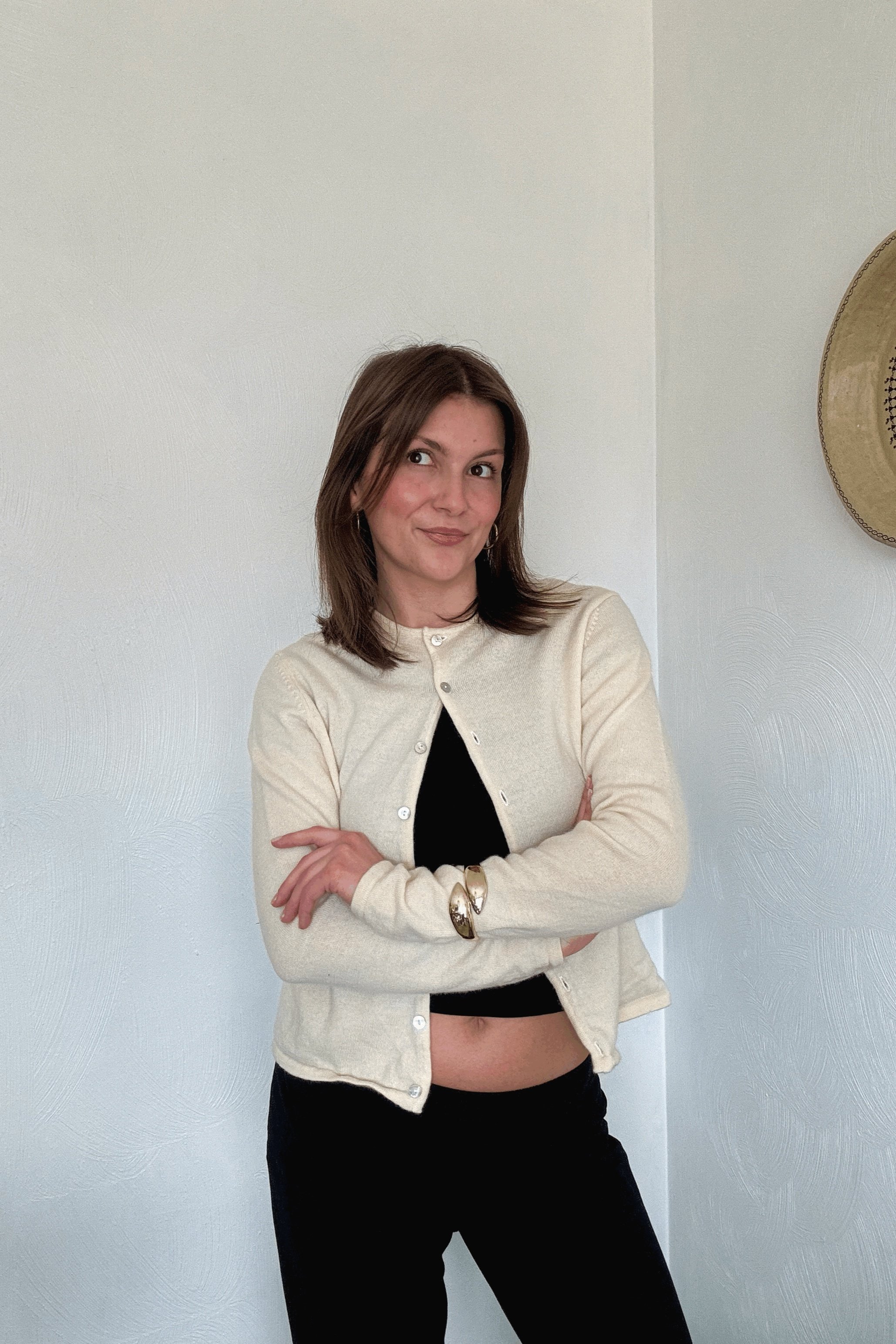 Knit Ivory Cardigan