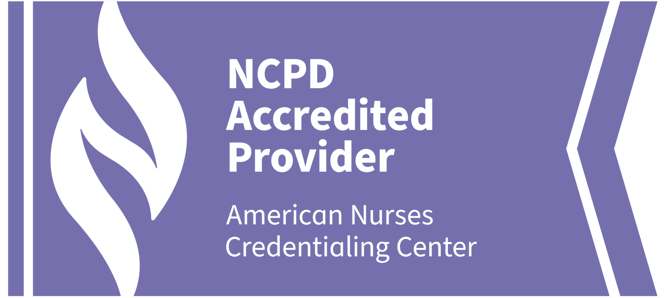 ANCC NCPD Accredited Provider badge, American Nurses Credentialing Center
