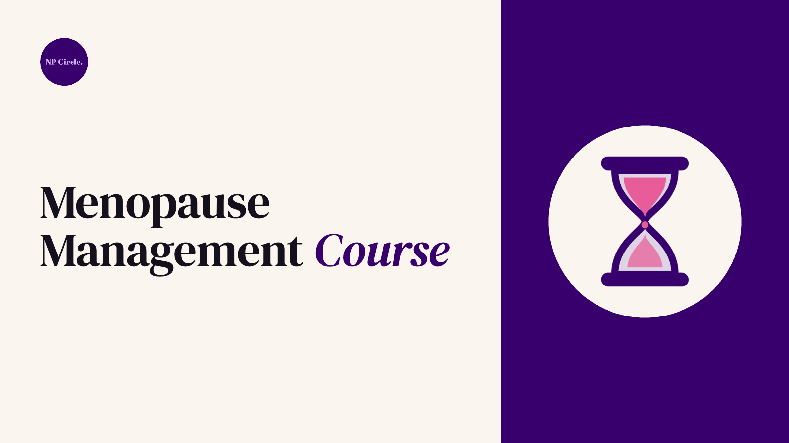 Menopause Management Course
