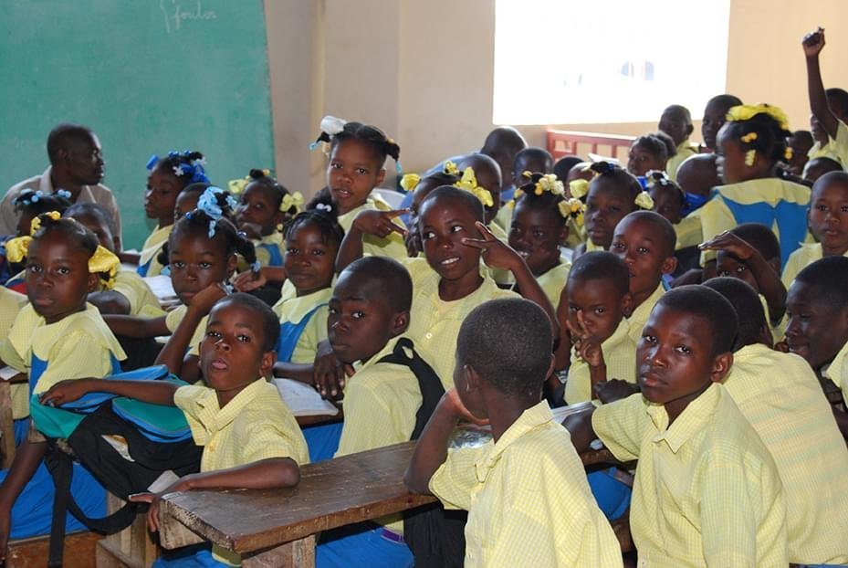 Cypress Meadows Community Church Haiti Students in Class Clearwater FL.jpg