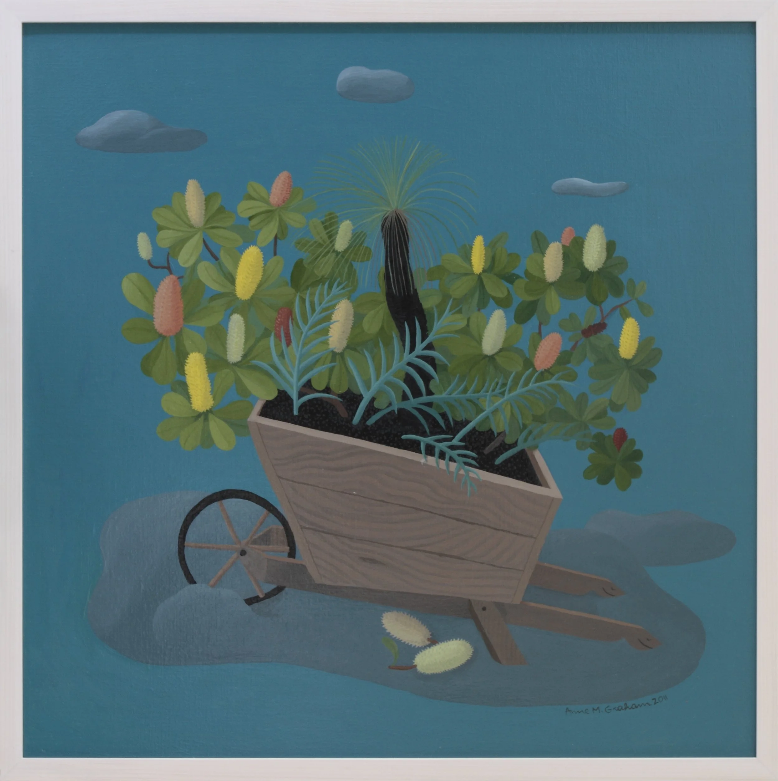  Banksia barrow  2011 | oil on canvas | 60 x 60 cm | Collection: Coppin Centre, Freemasons, Melbourne  