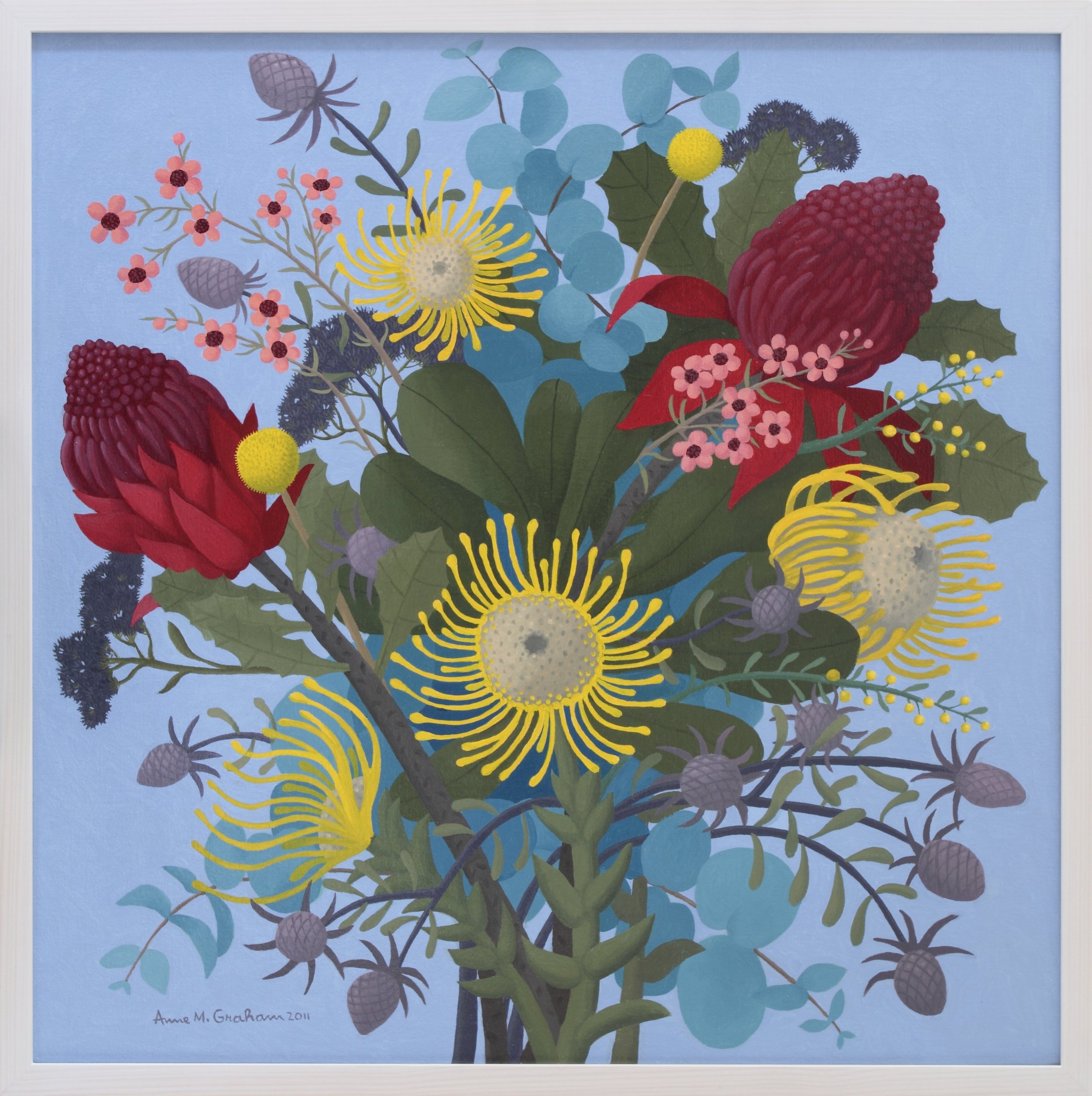  Mixed bunch  2011 |  oil on canvas | 60 x 60 cm | Collection: Coppin Centre, Freemasons, Melbourne  