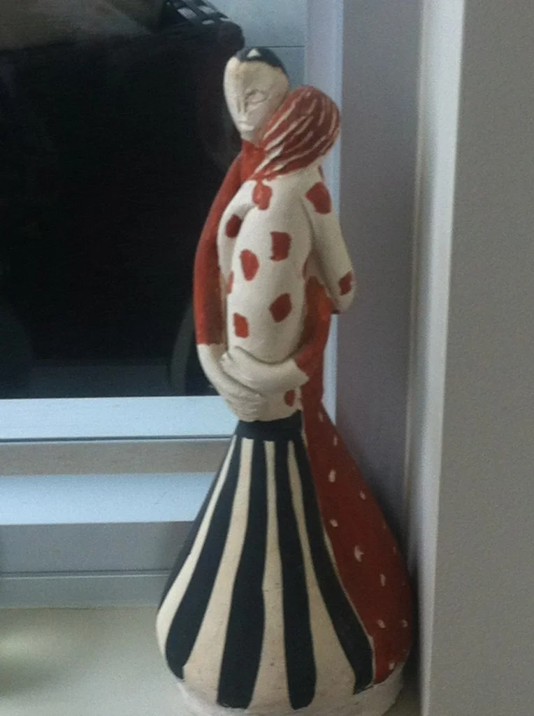   Embracing figures   
1957 | ceramic | app. 40 cm high; Private collection  