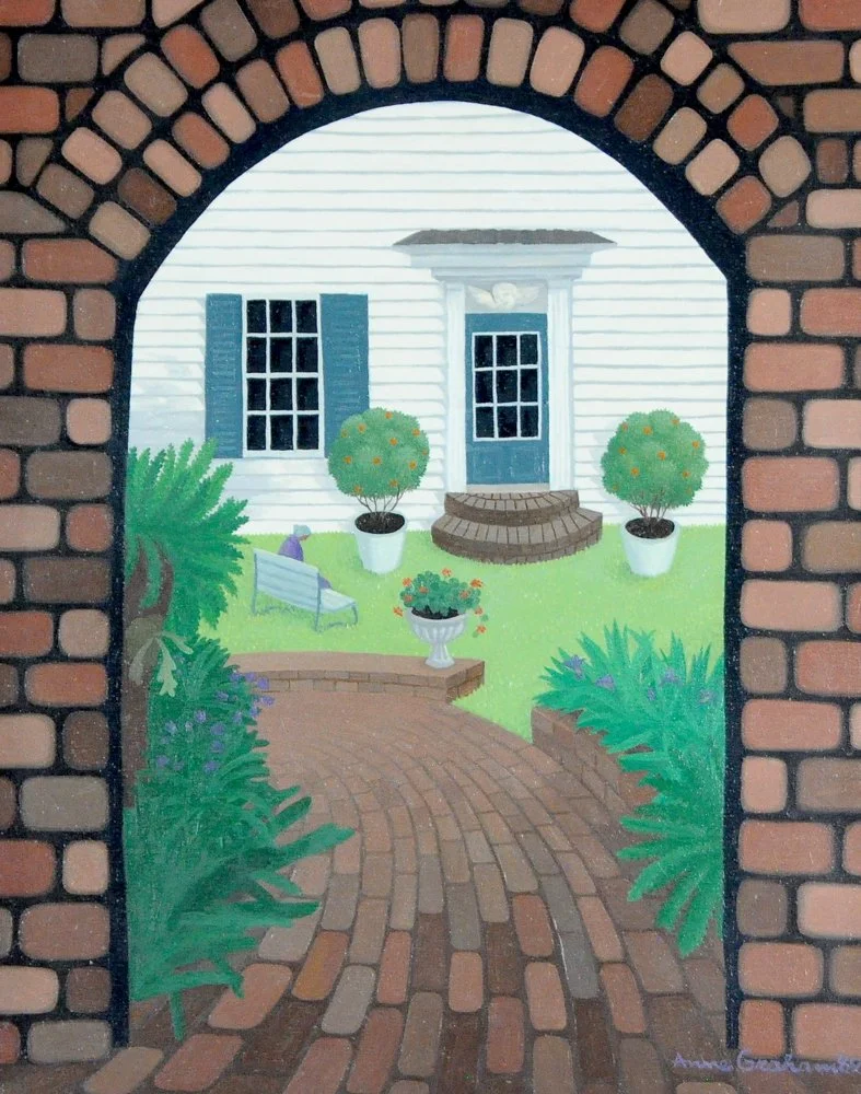   Sir Daryl Lindey's house   1989 | oil on canvas | 49 x 39 cm | c/- Elders Art auctions  