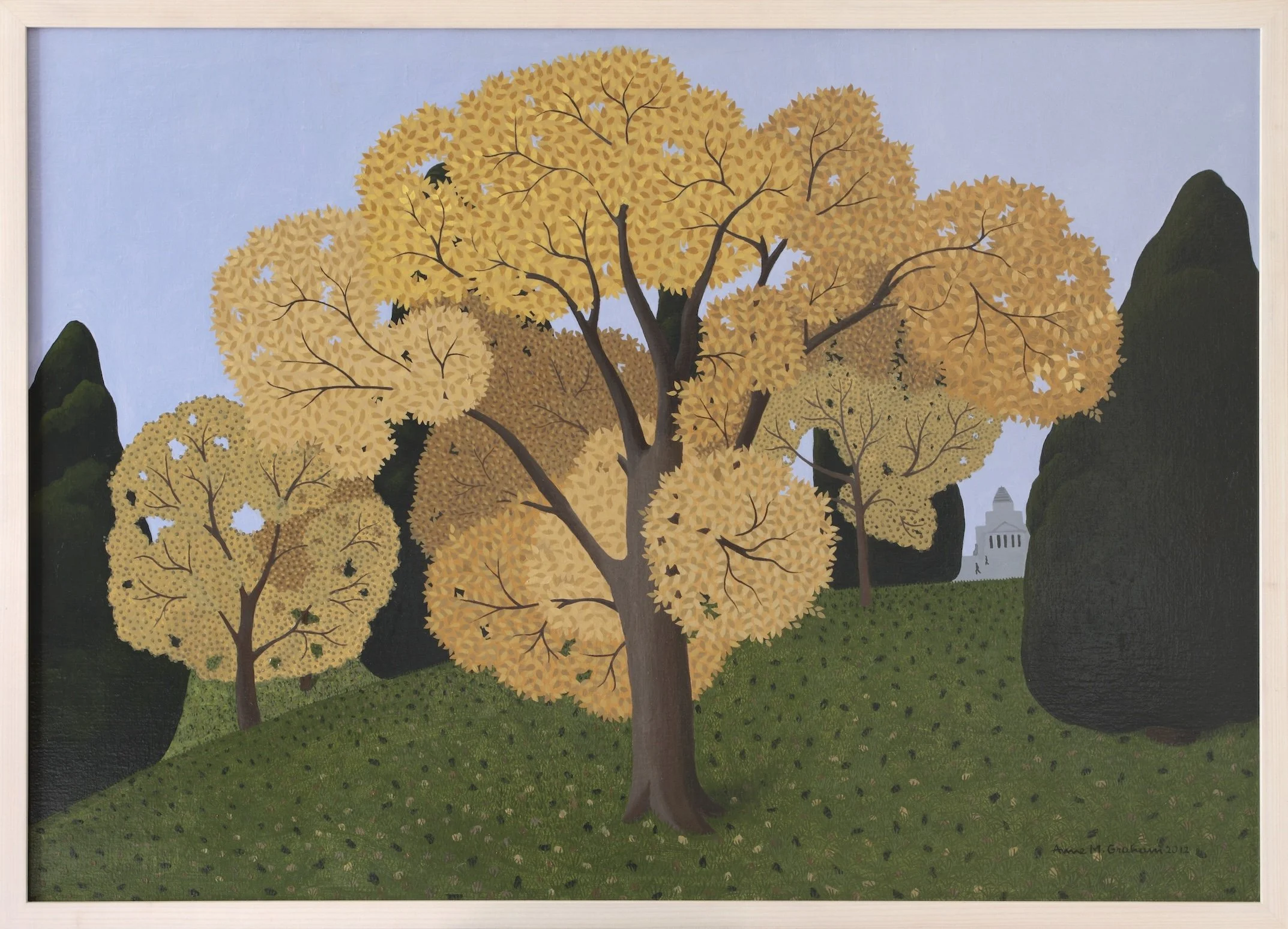   Autumn at the Shrine   2012 | oil on canvas | 57 x 81 cm | private collection  