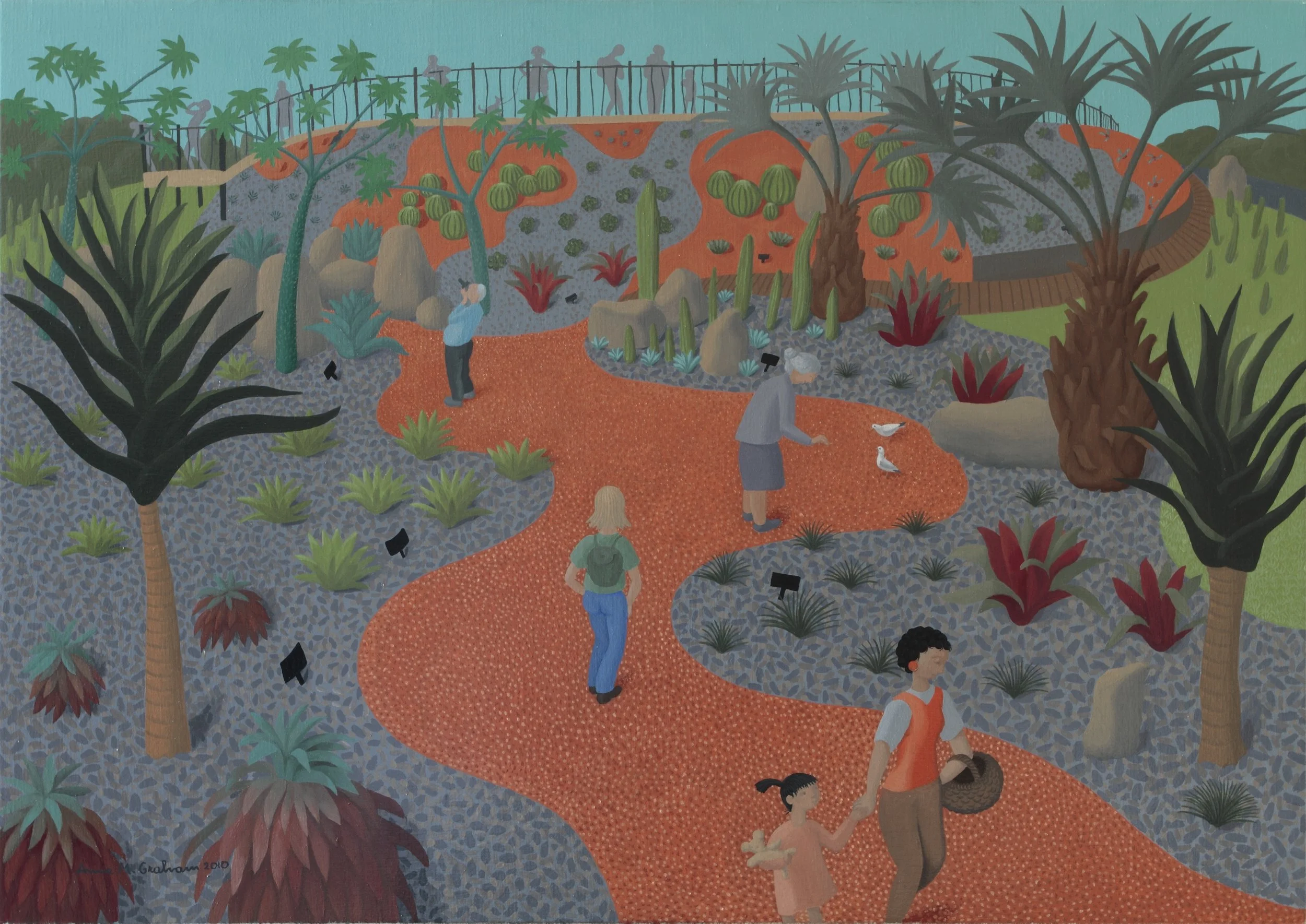 Guilfoyle's Volcano I  2010 | oil on canvas | app. 100 x 140 cm | Collection: Royal Botanic Gardens, Melbourne  
