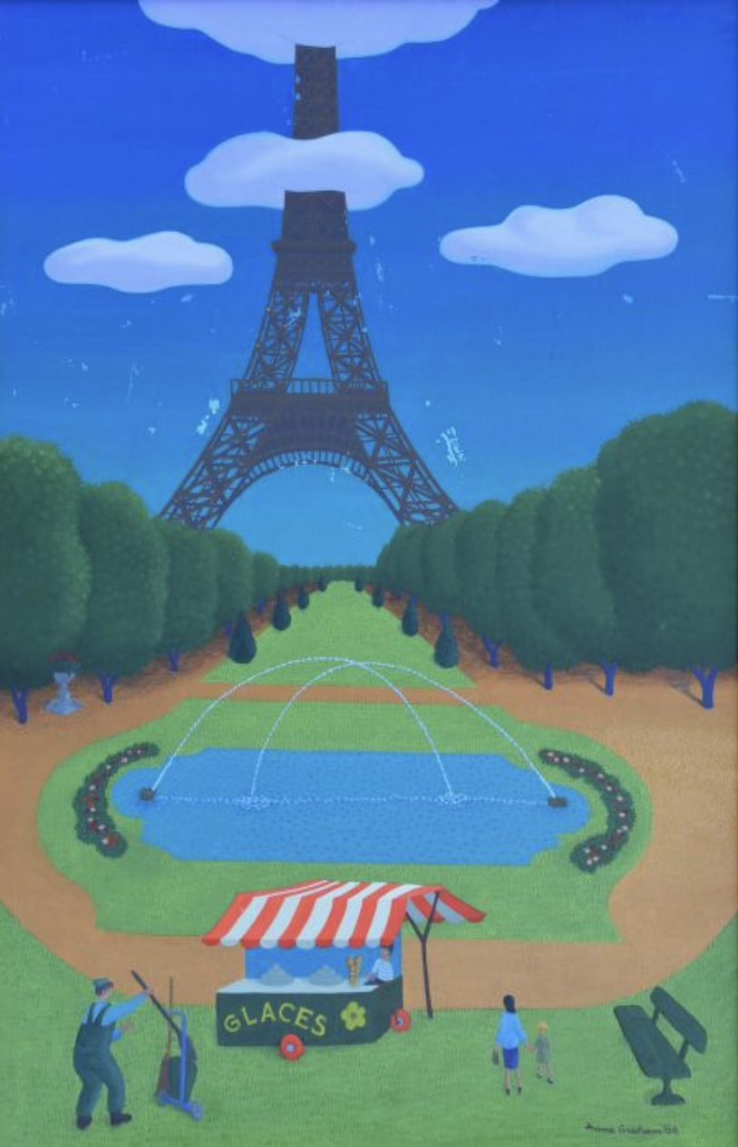   Eiffel Tower   1986 | oil on canvas | 89 x 59 cm | c/- McKenzies auctions  