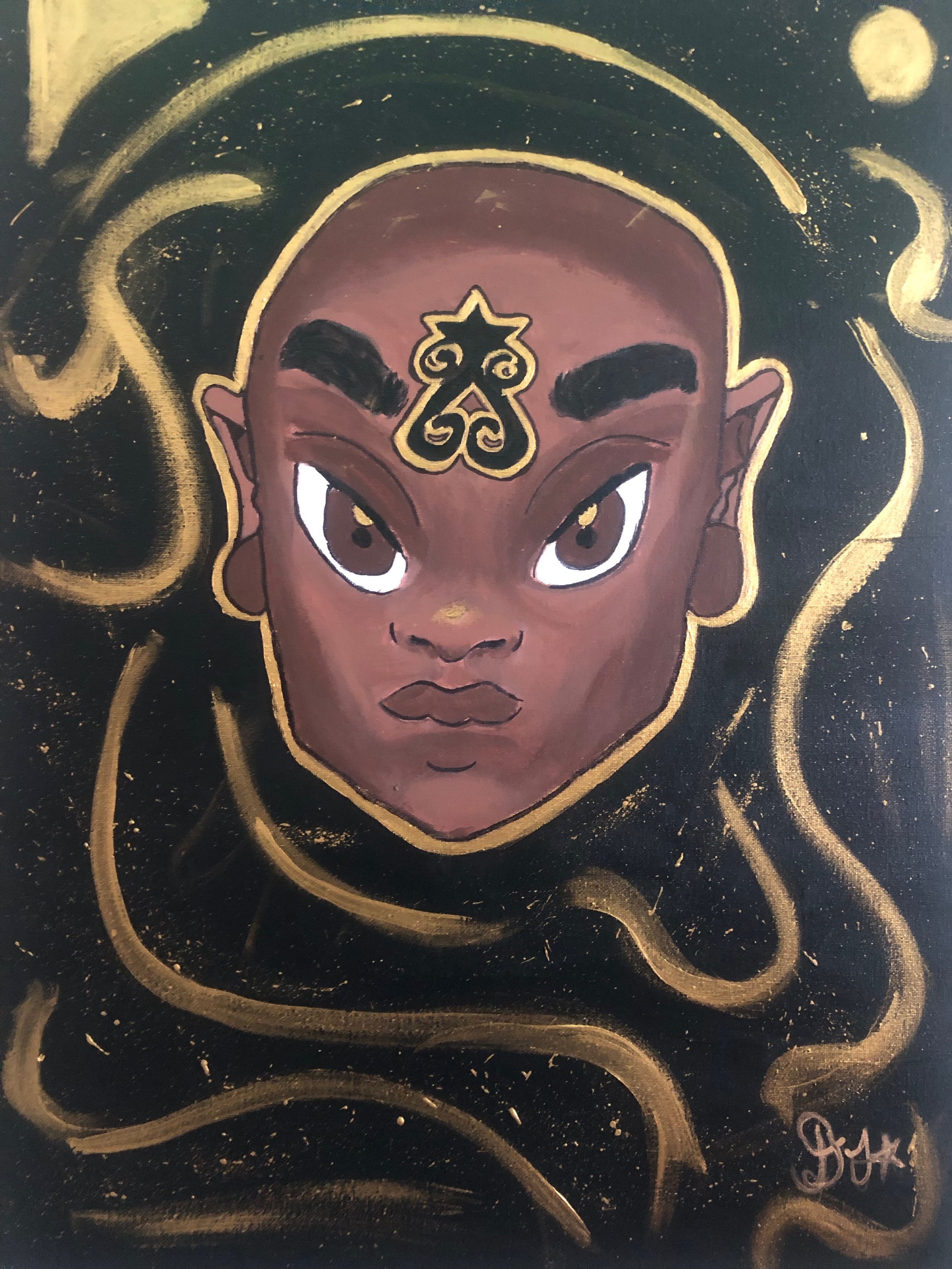 The Child of Sankofa Canvas Print