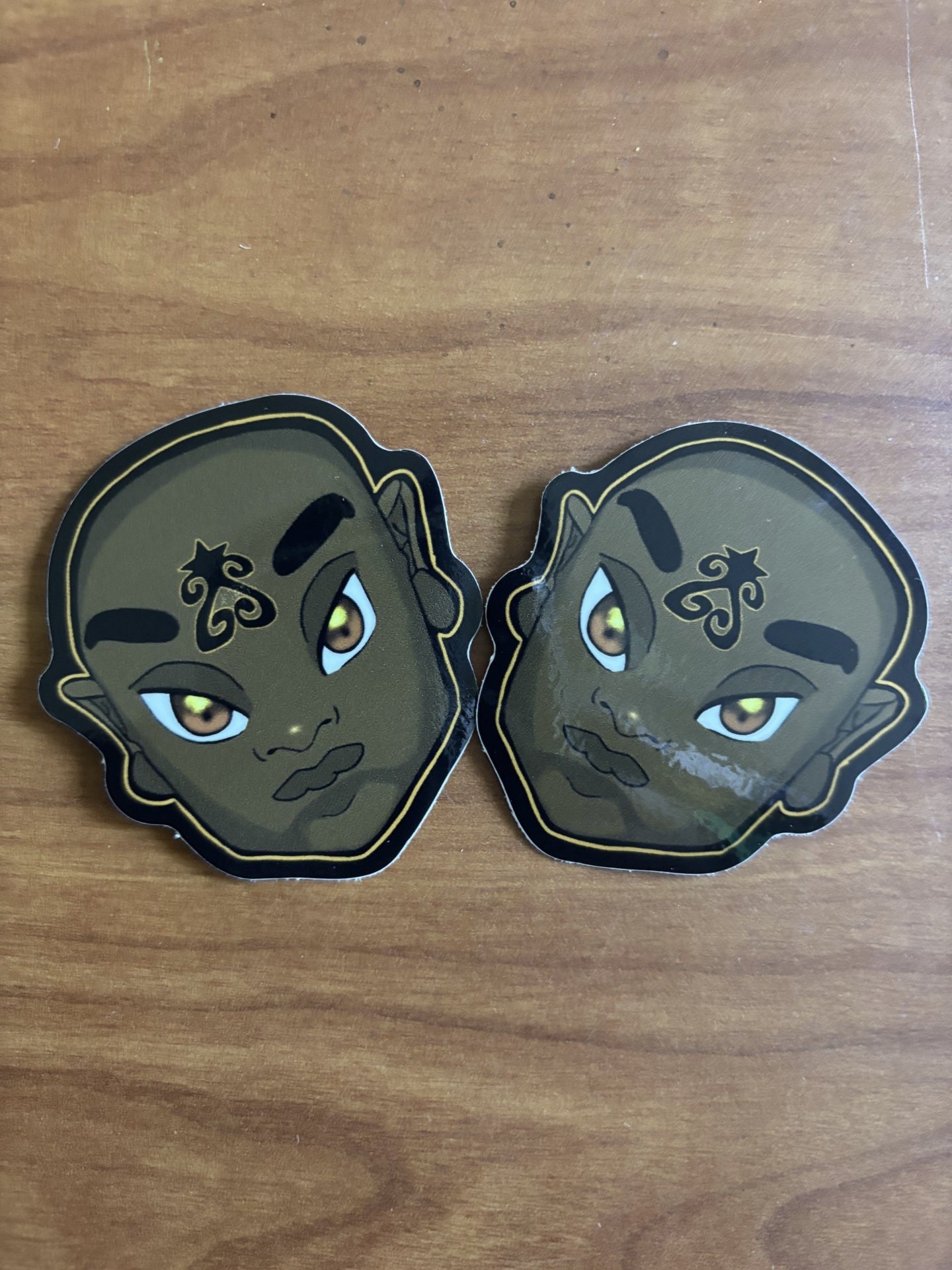 Child of Sankofa (logo) sticker.