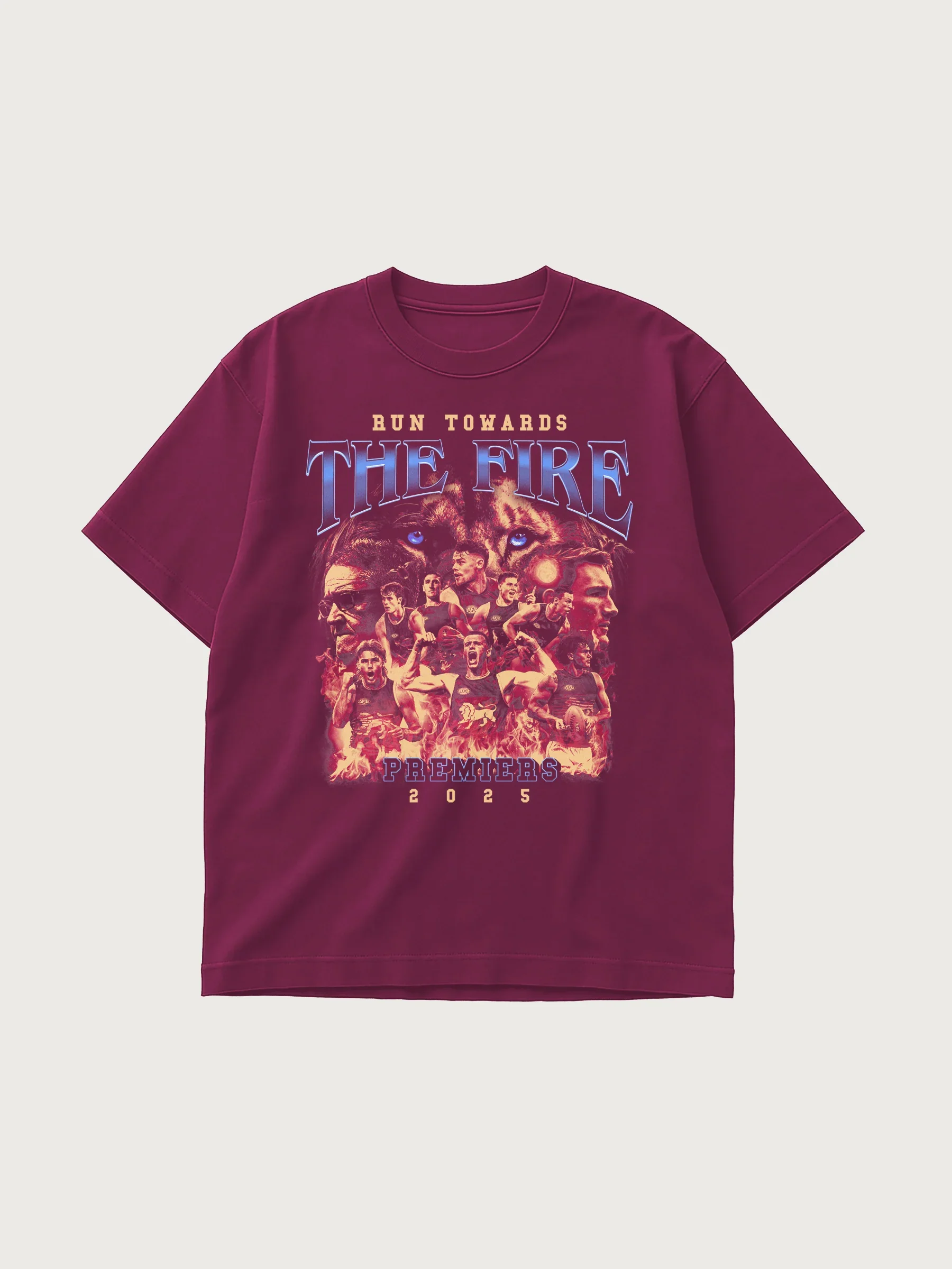 Run Towards The Fire 2025 Premiership Shirt - Maroon