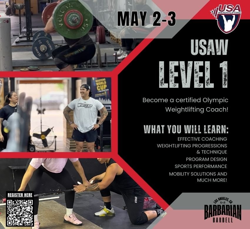 USA Weightlifting’s Level 1 Course